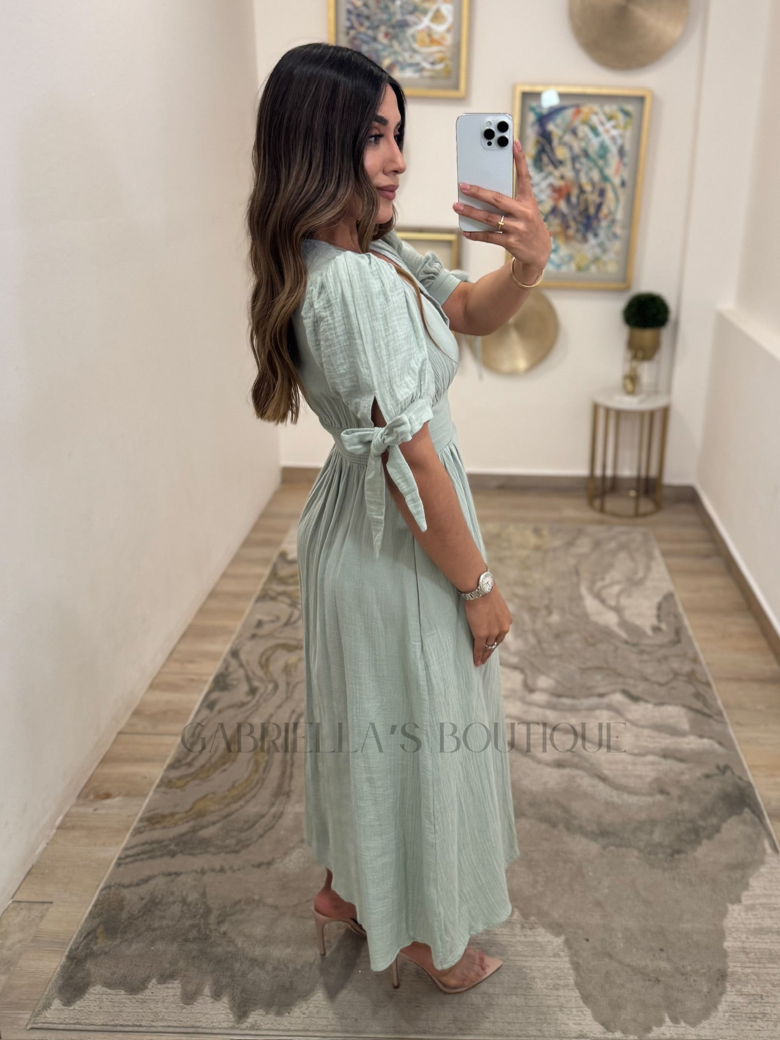 VESTIDO VERDE