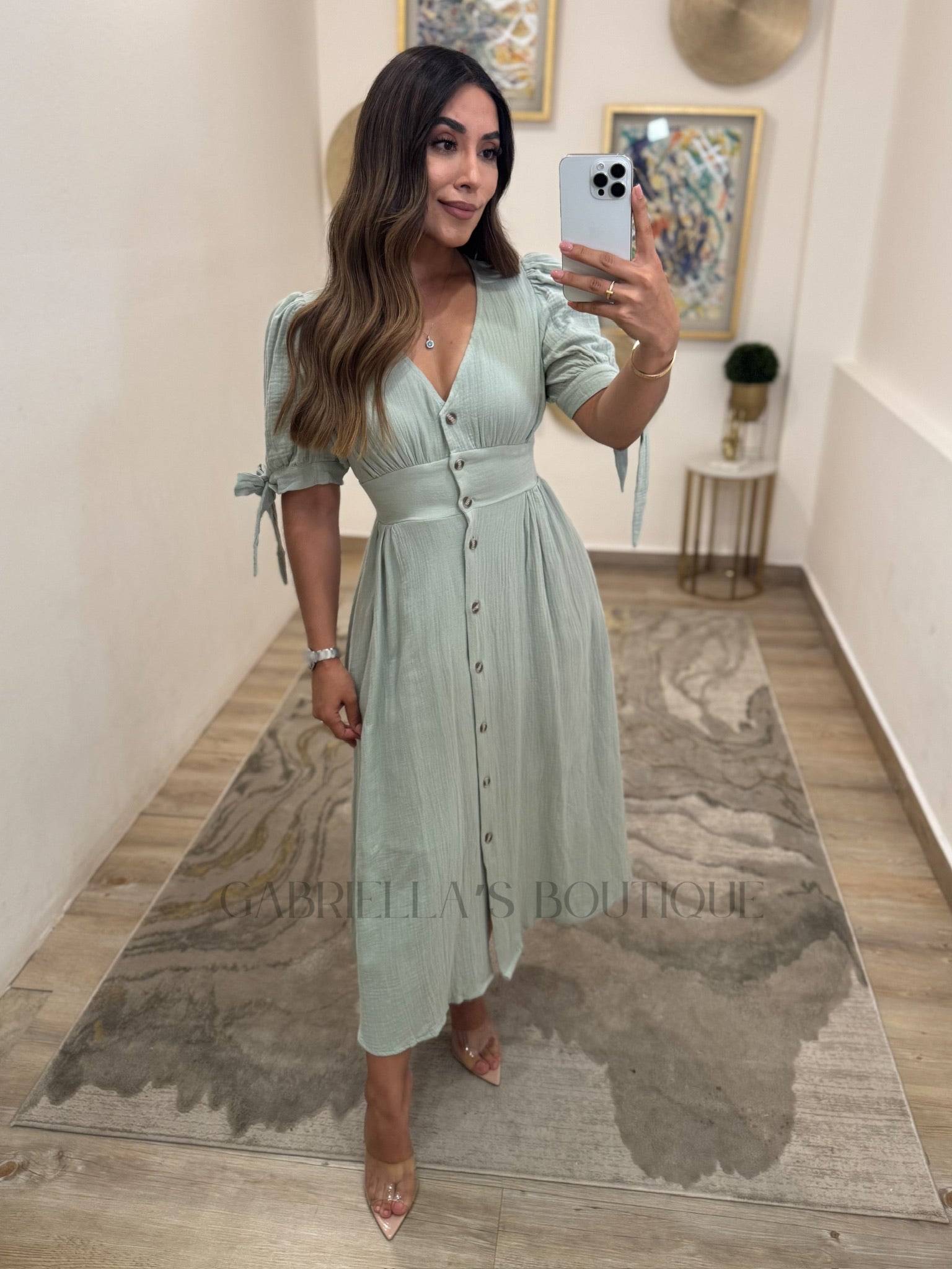 VESTIDO VERDE