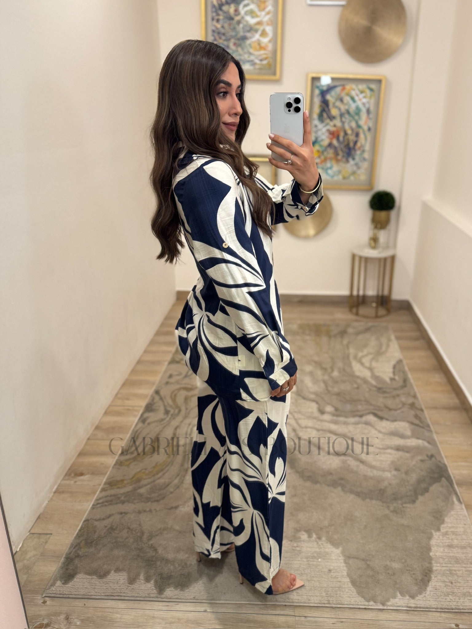 CONJUNTO AZUL/BLANCO