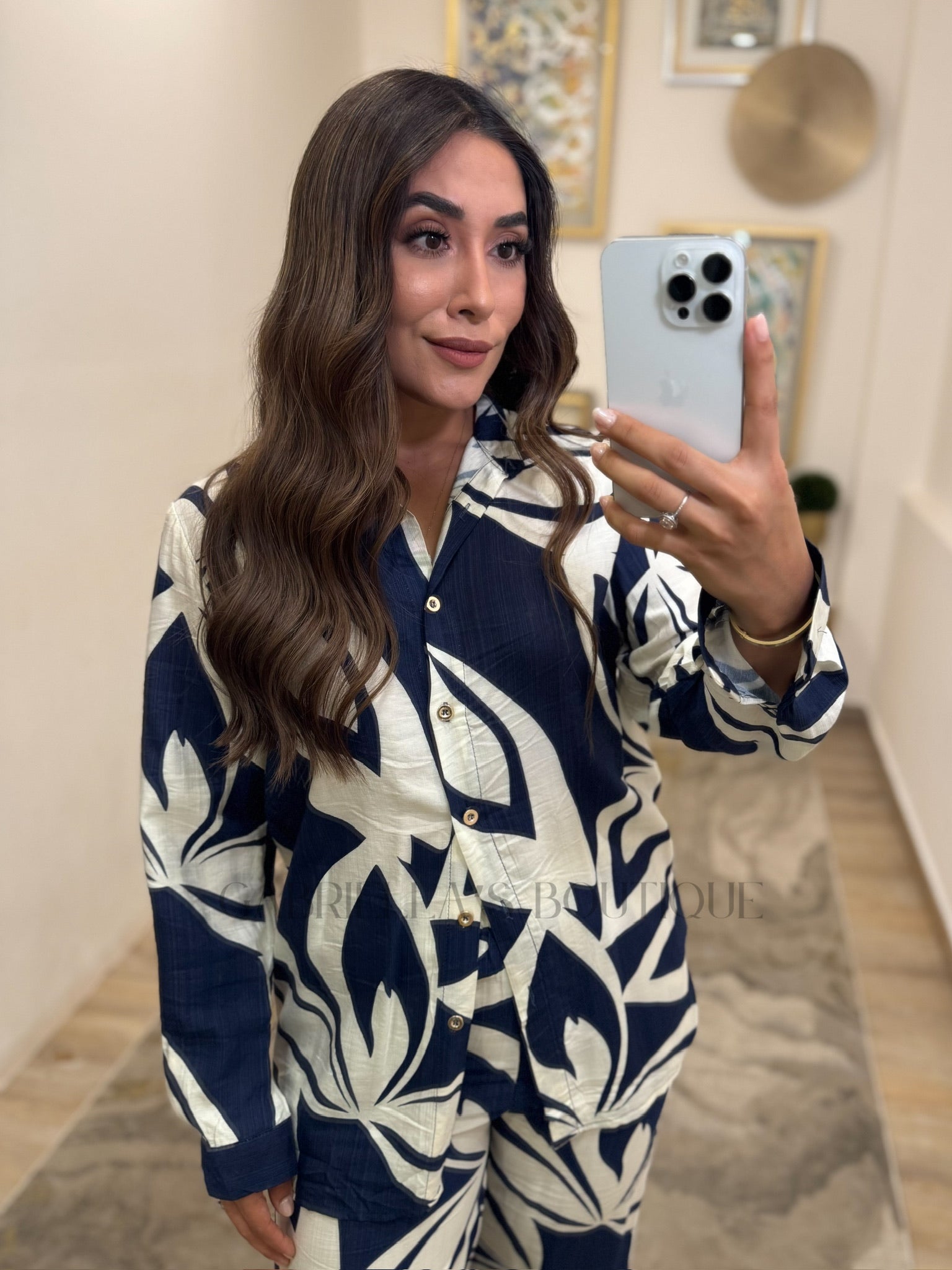 CONJUNTO AZUL/BLANCO