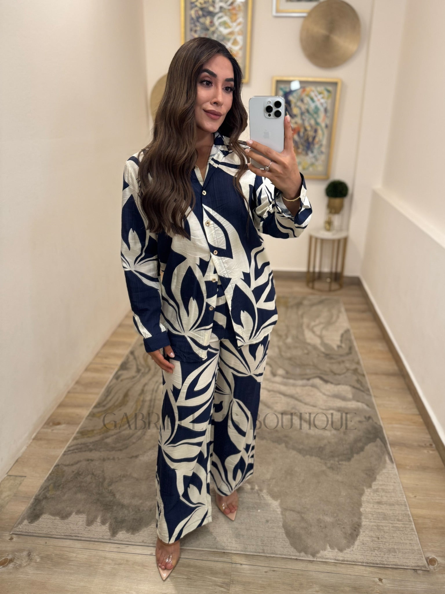 CONJUNTO AZUL/BLANCO