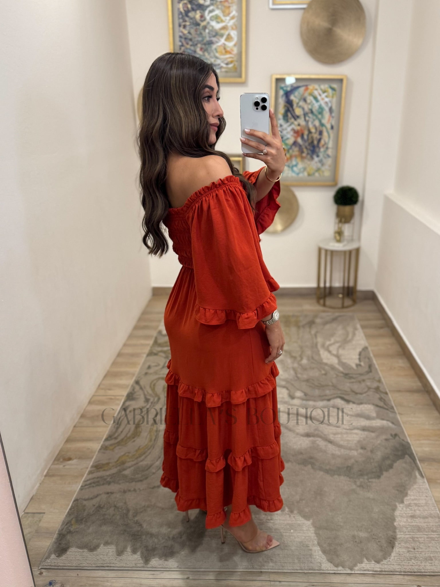 VESTIDO CAMEL