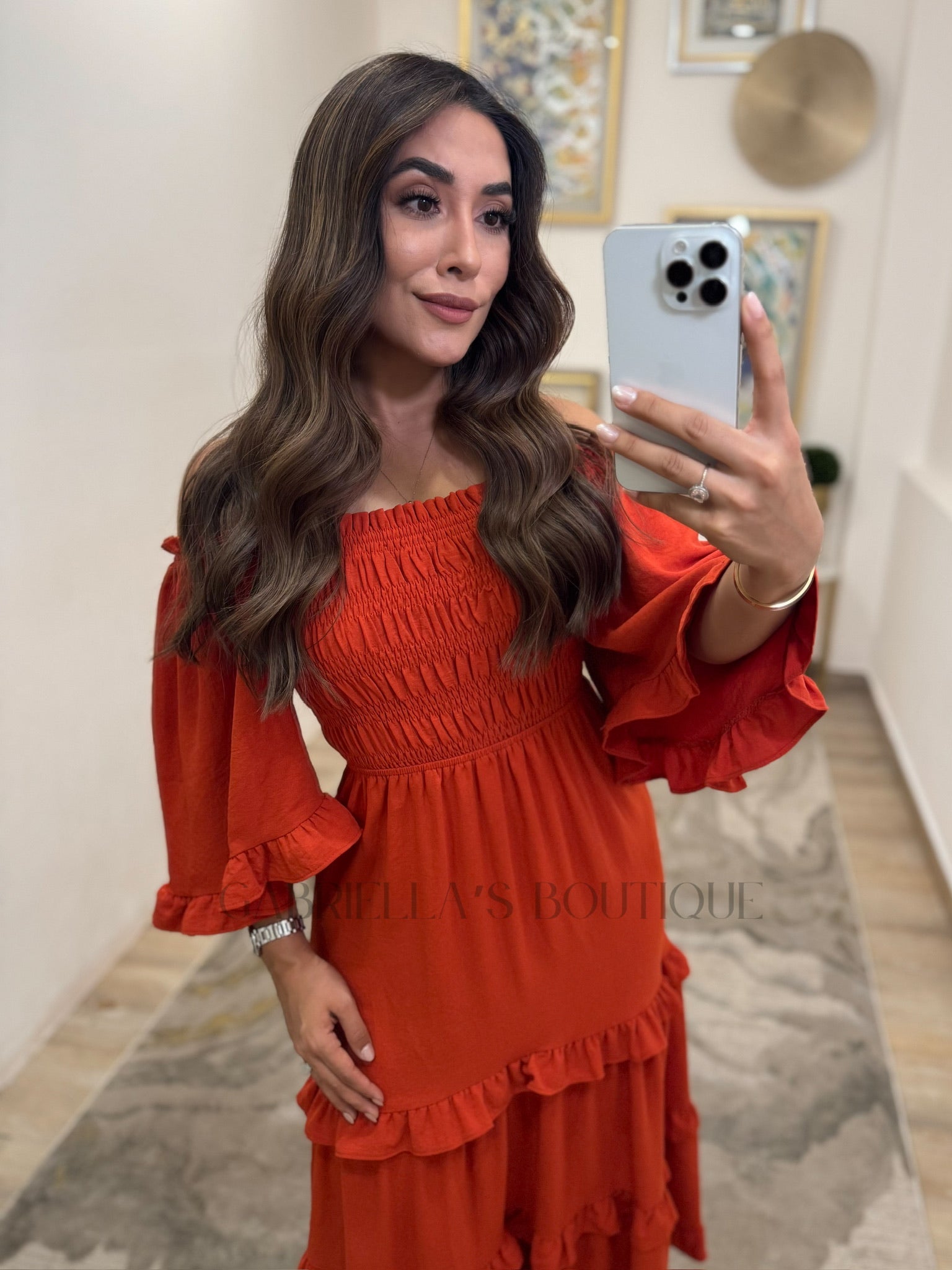 VESTIDO CAMEL