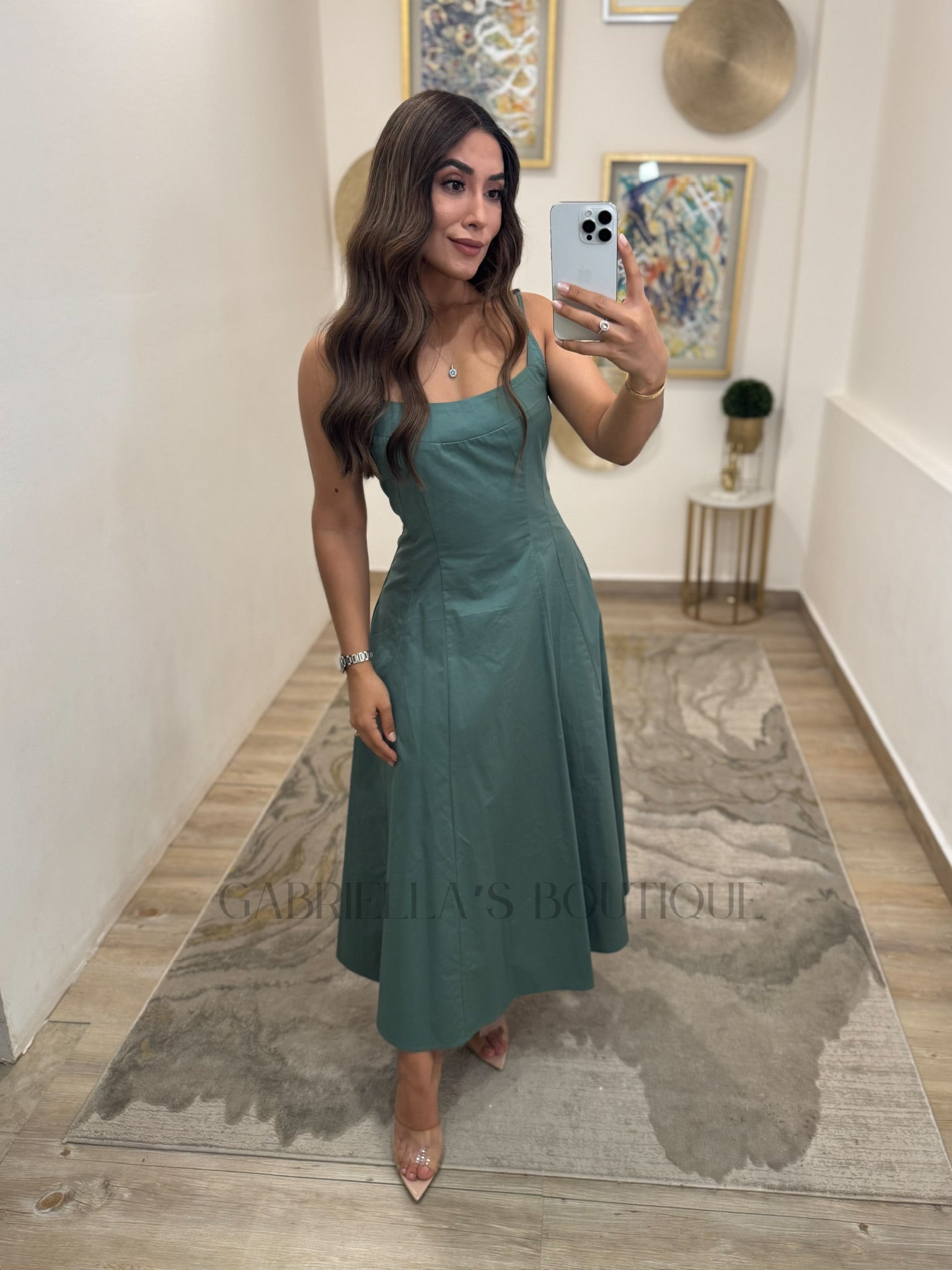 VESTIDO VERDE