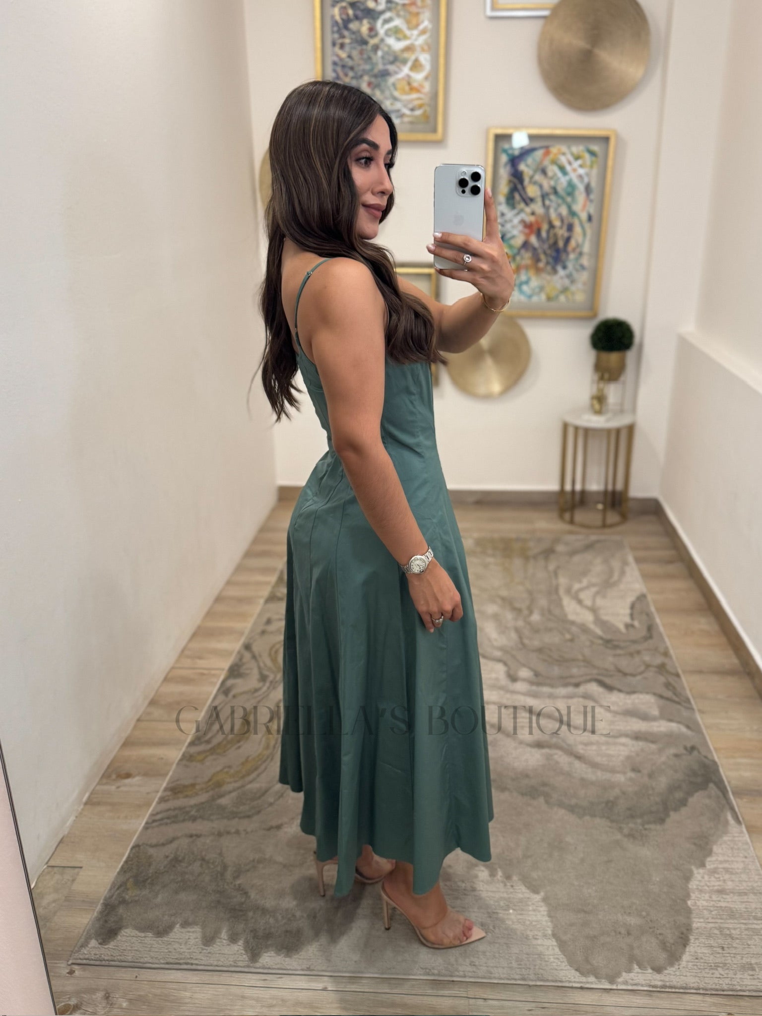 VESTIDO VERDE