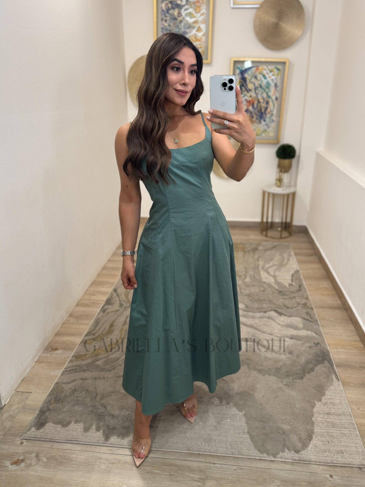VESTIDO VERDE