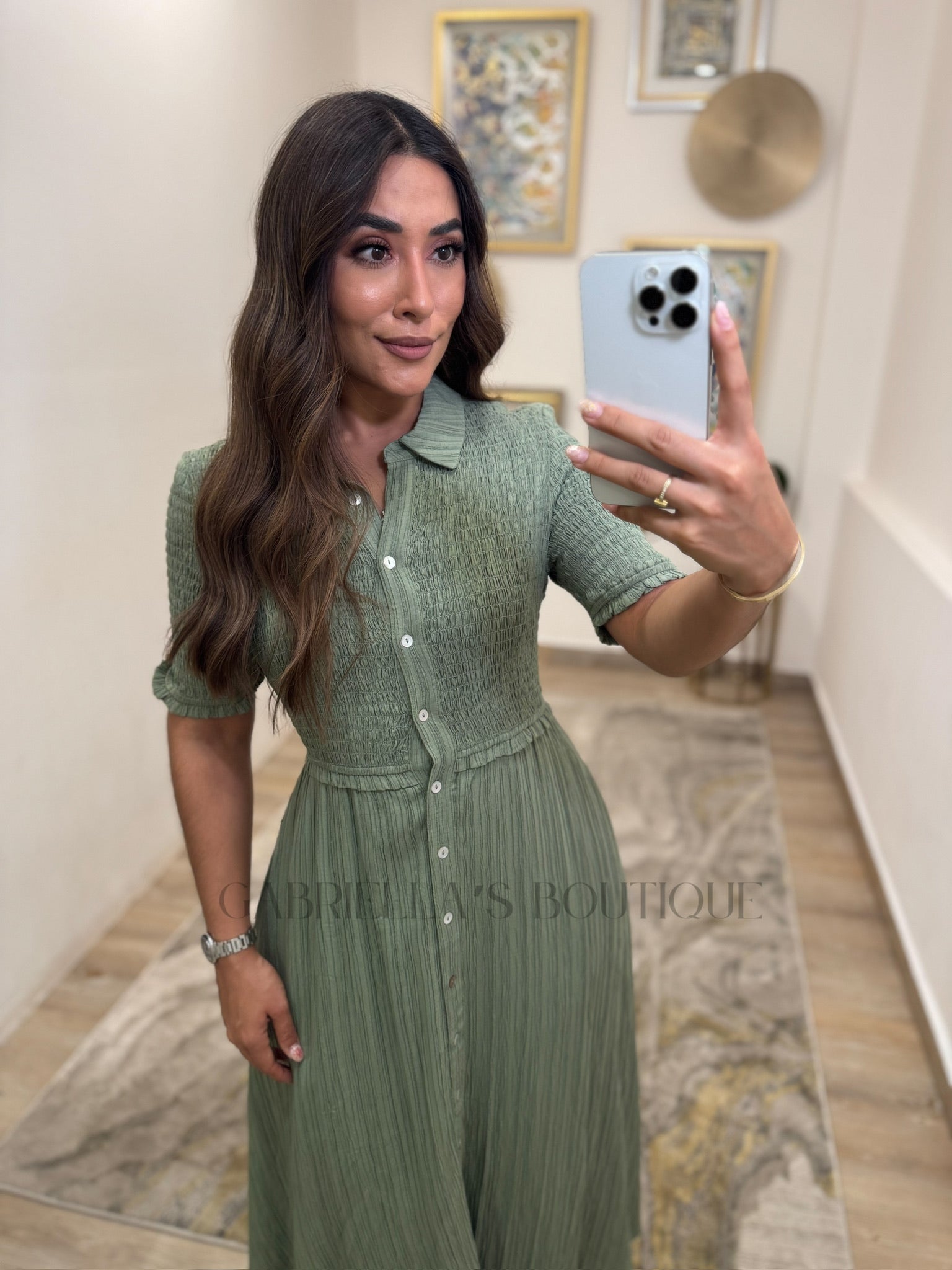 VESTIDO VERDE