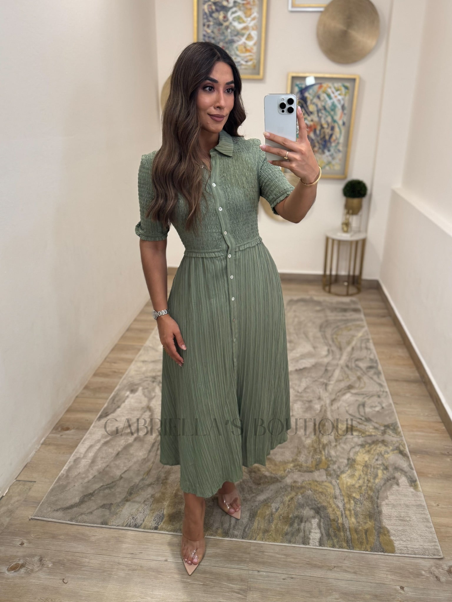 VESTIDO VERDE