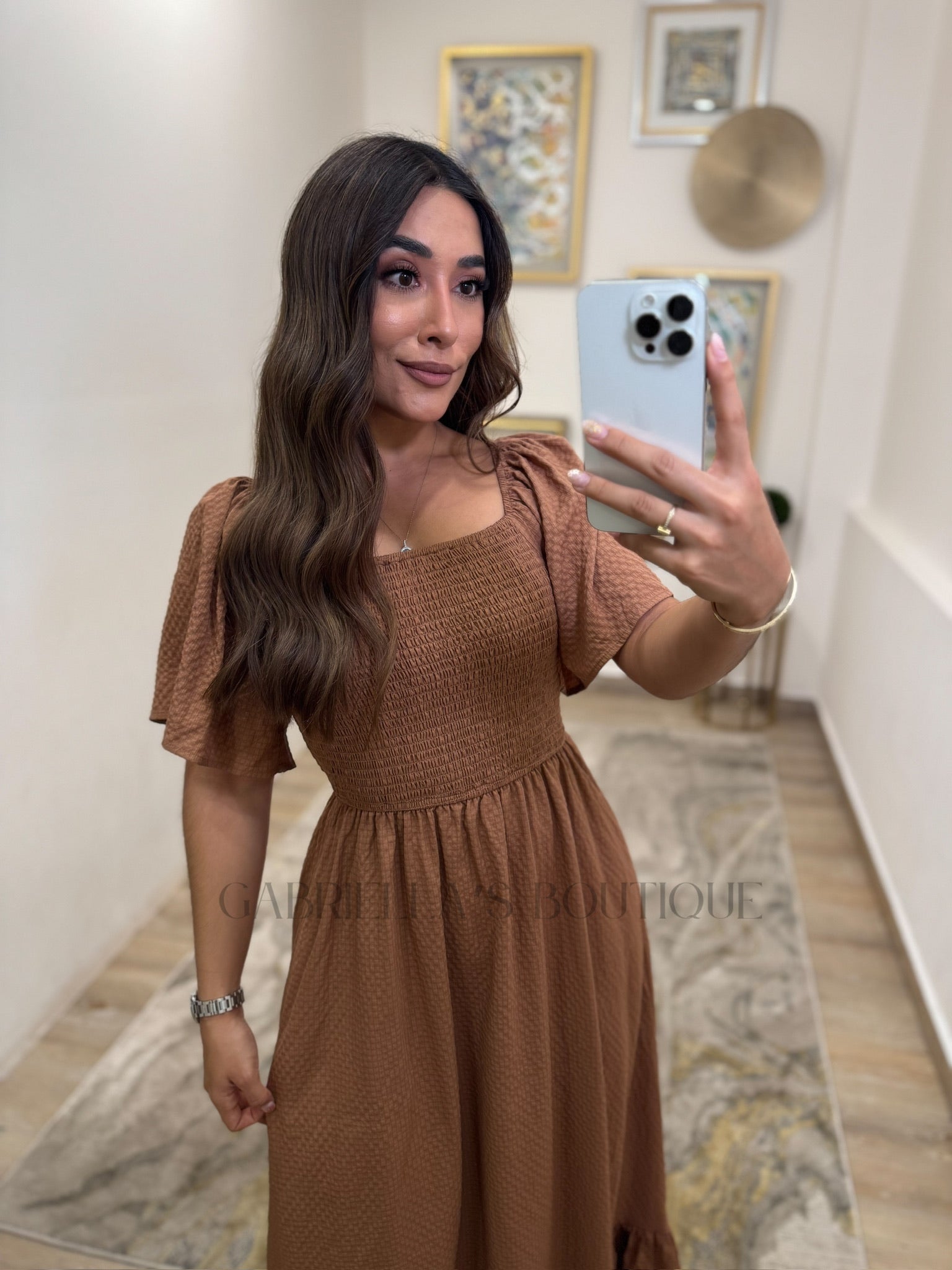 VESTIDO CAFÉ