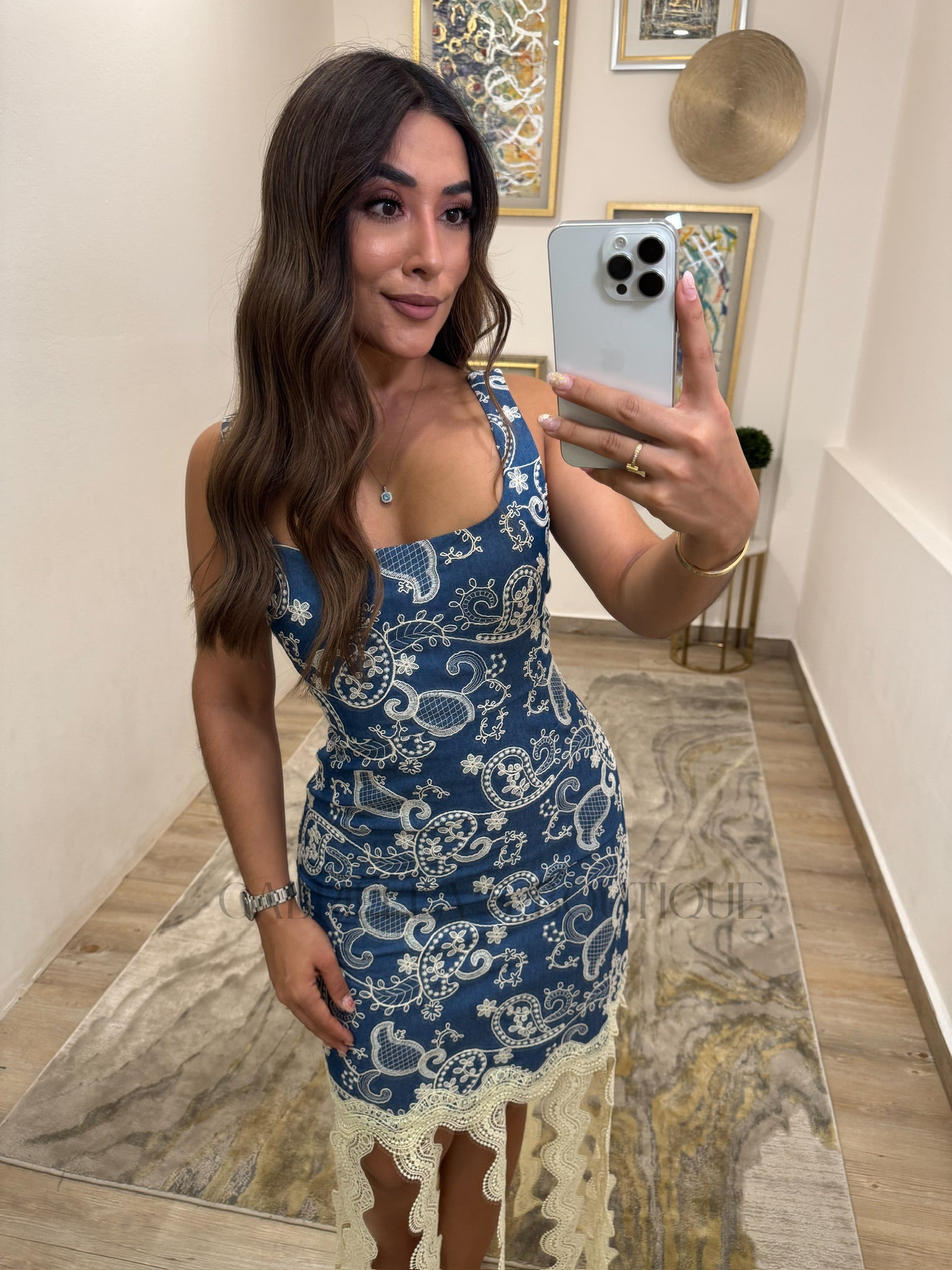 VESTIDO AZUL