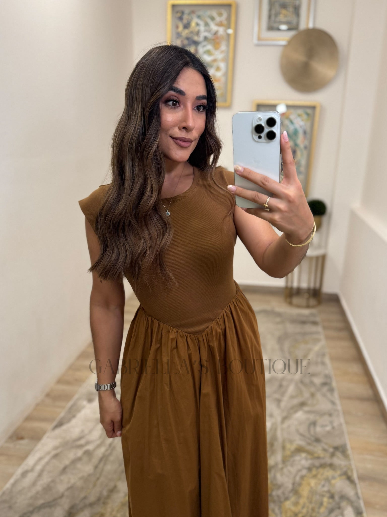 VESTIDO CAFÉ