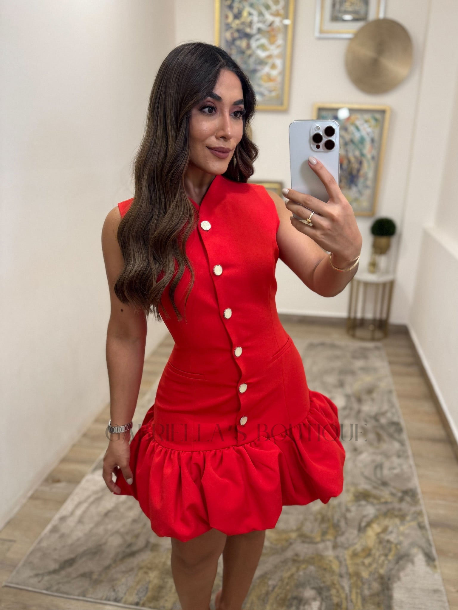 VESTIDO ROJO