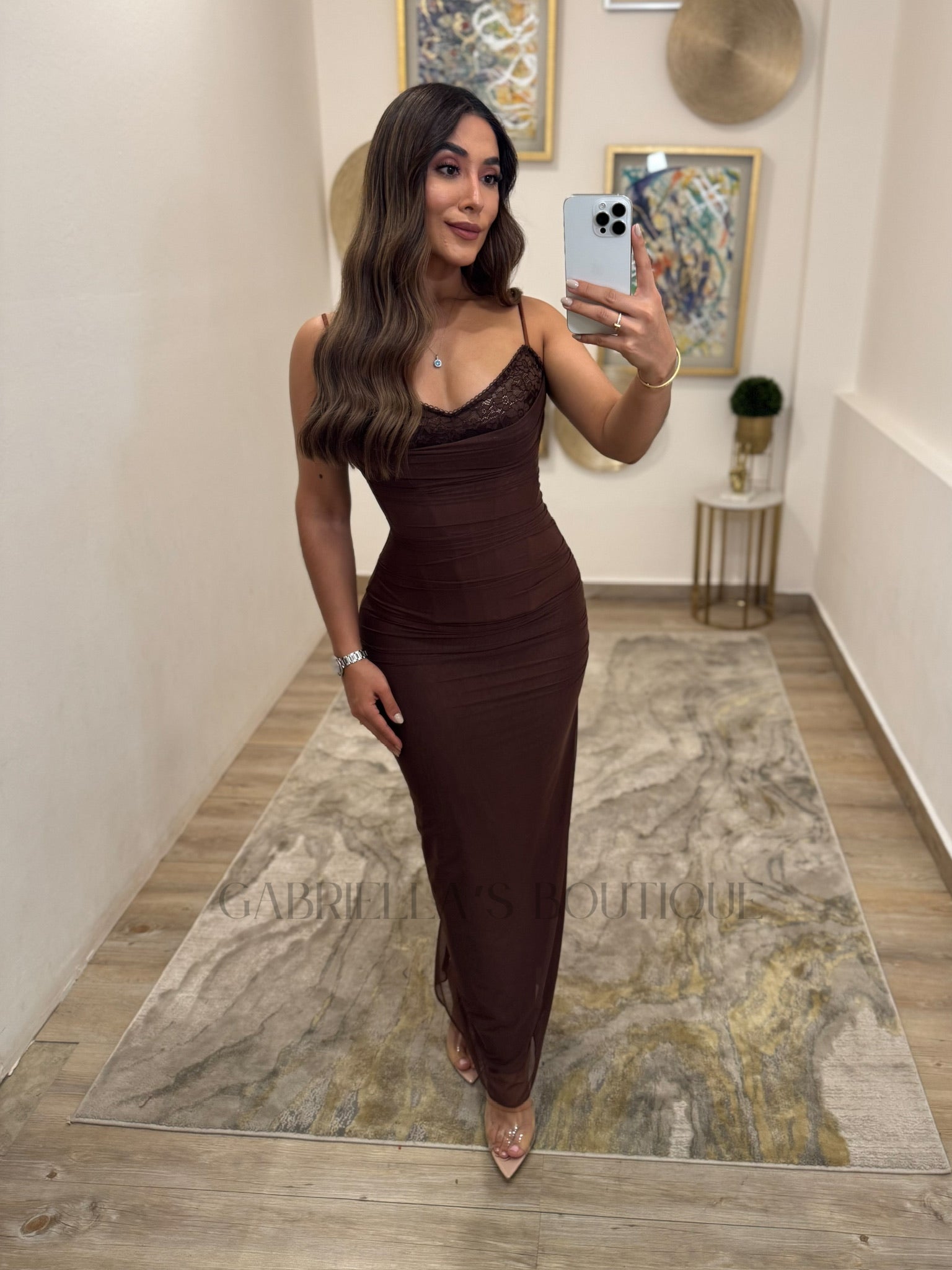 VESTIDO CAFÉ
