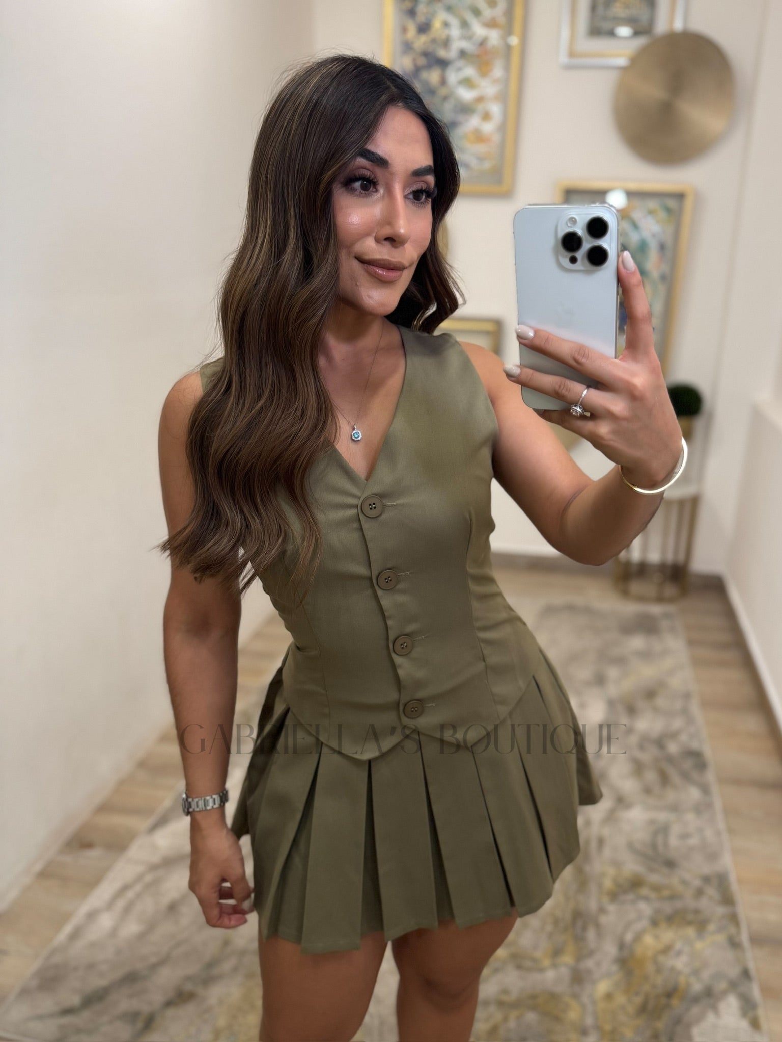 VESTIDO VERDE