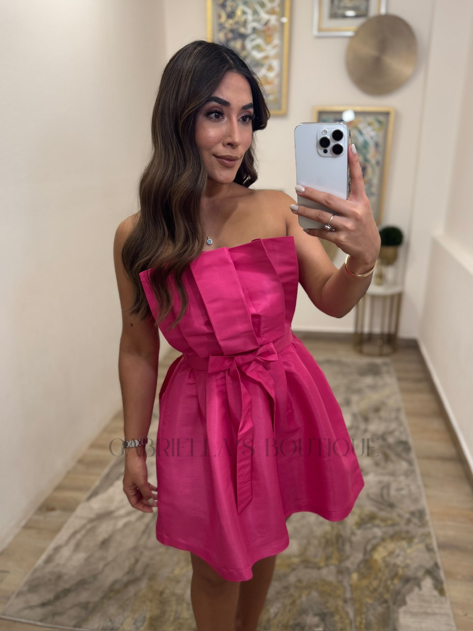 VESTIDO FUCSIA