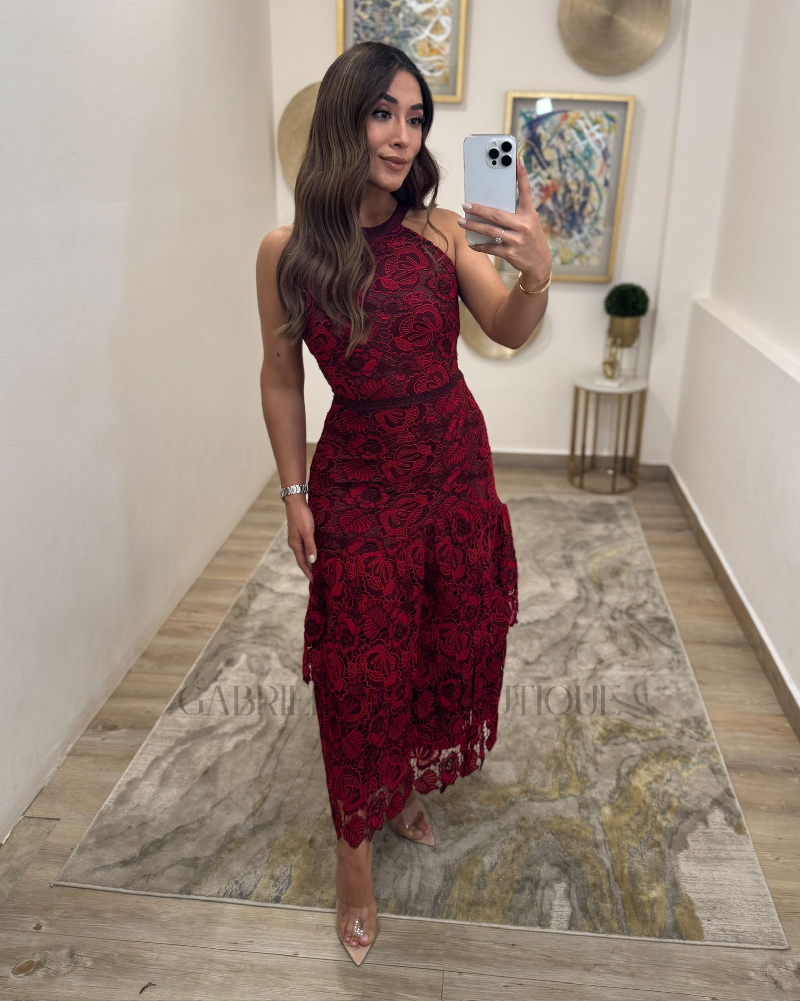 VESTIDO GUINDA