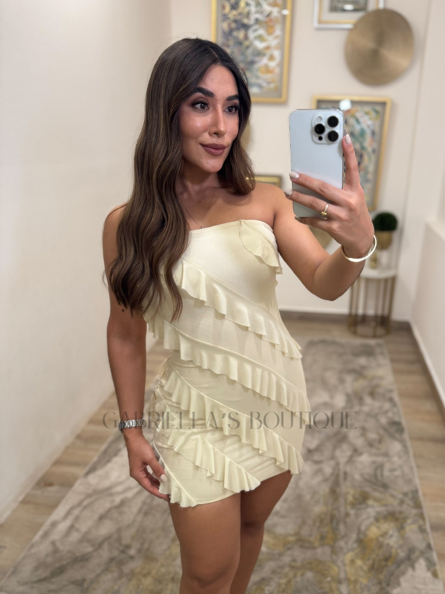 VESTIDO BEIGE