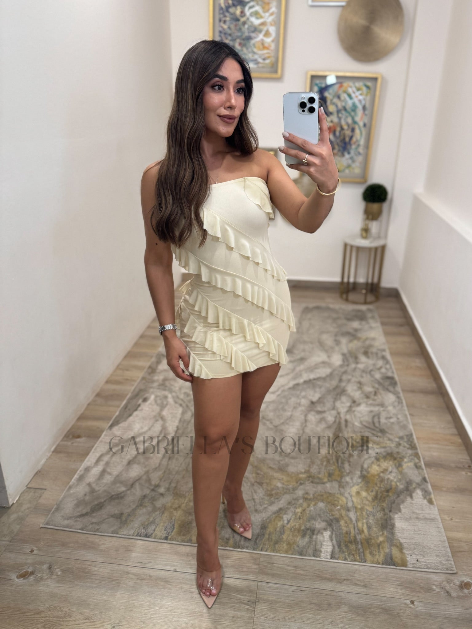VESTIDO BEIGE