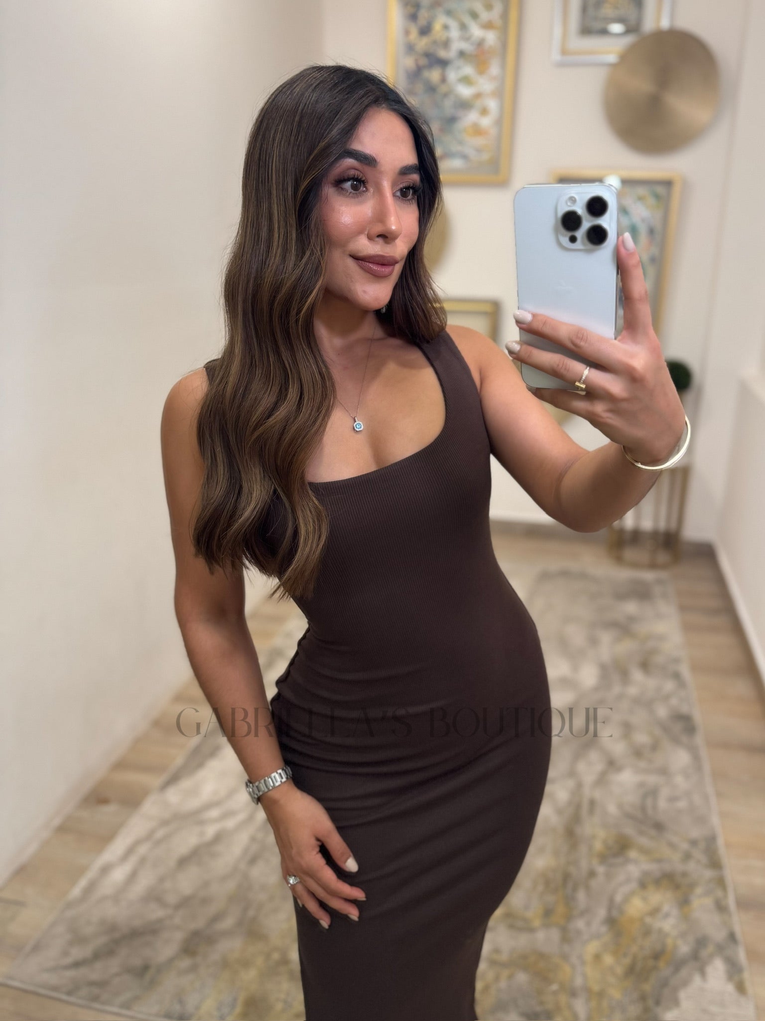 VESTIDO CAFE