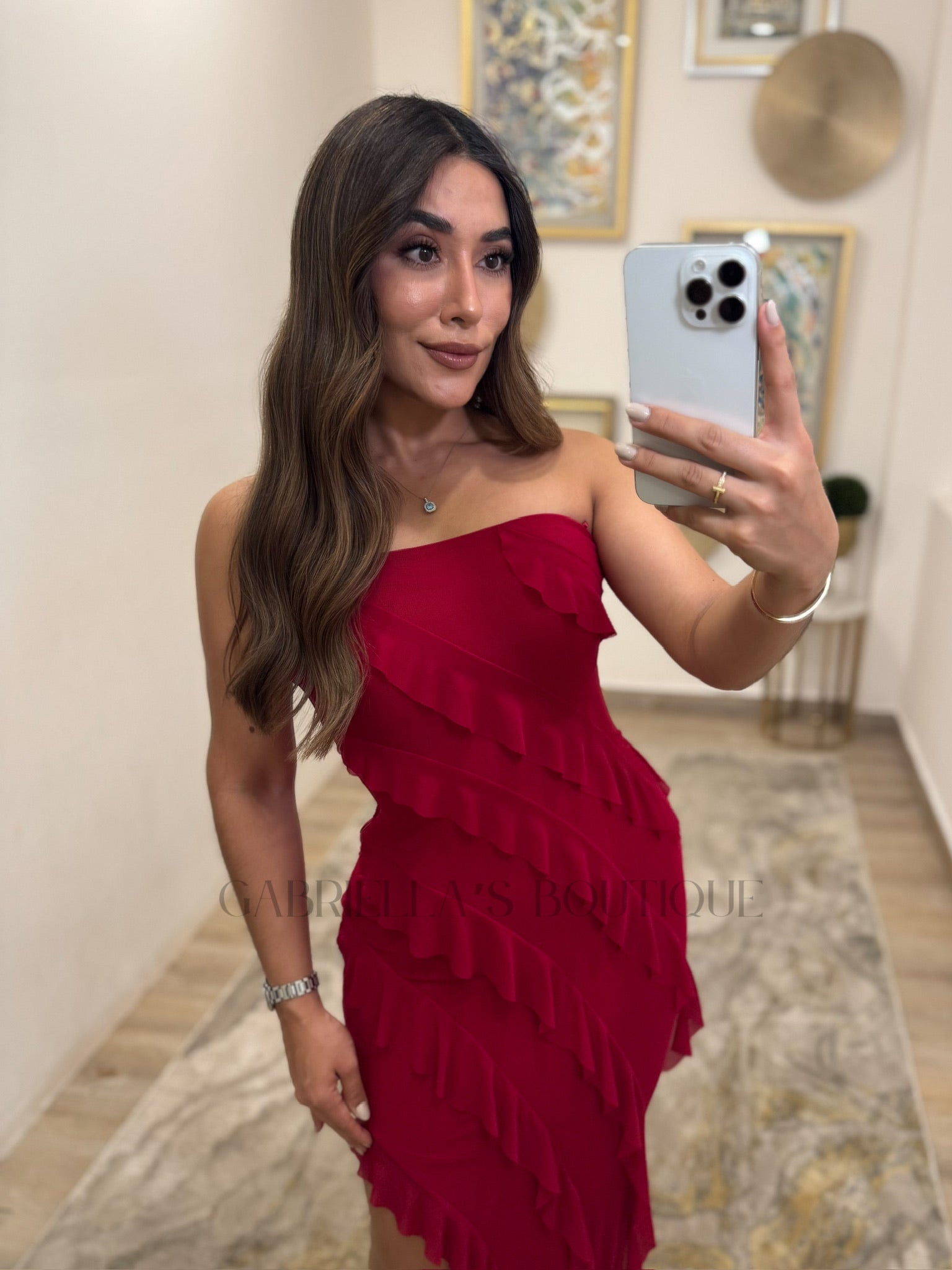 VESTIDO ROJO