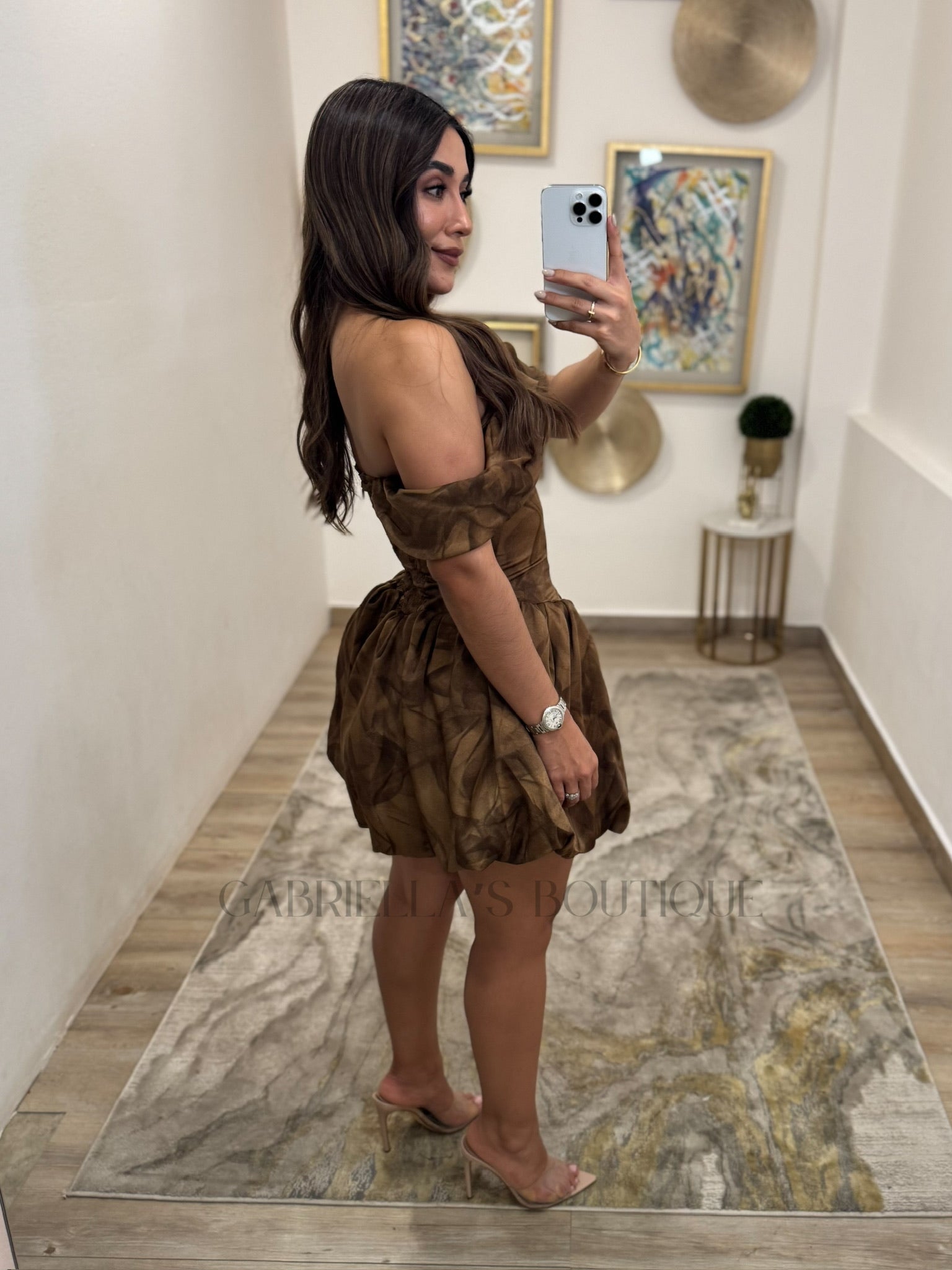 VESTIDO CAFE