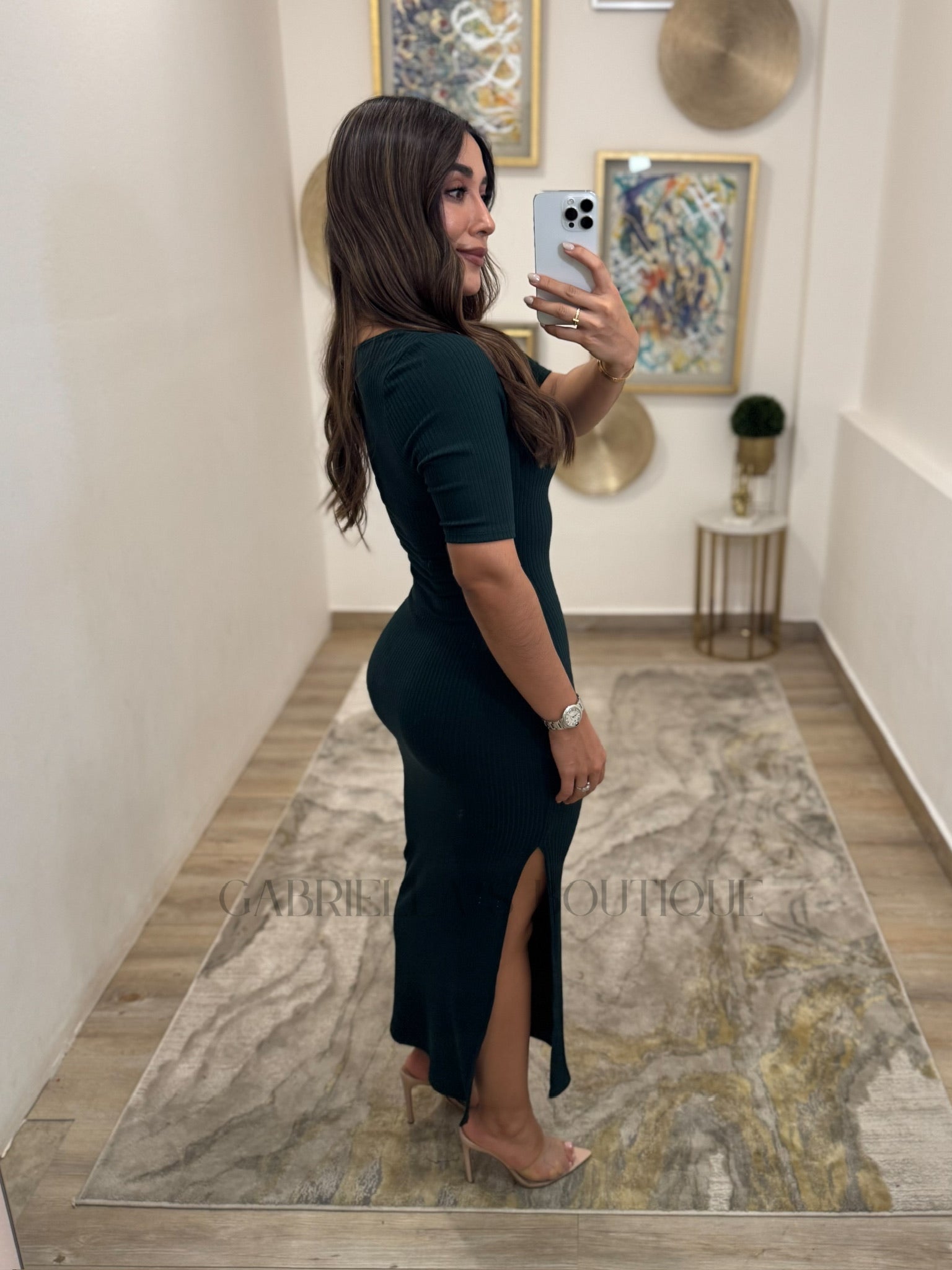 VESTIDO VERDE
