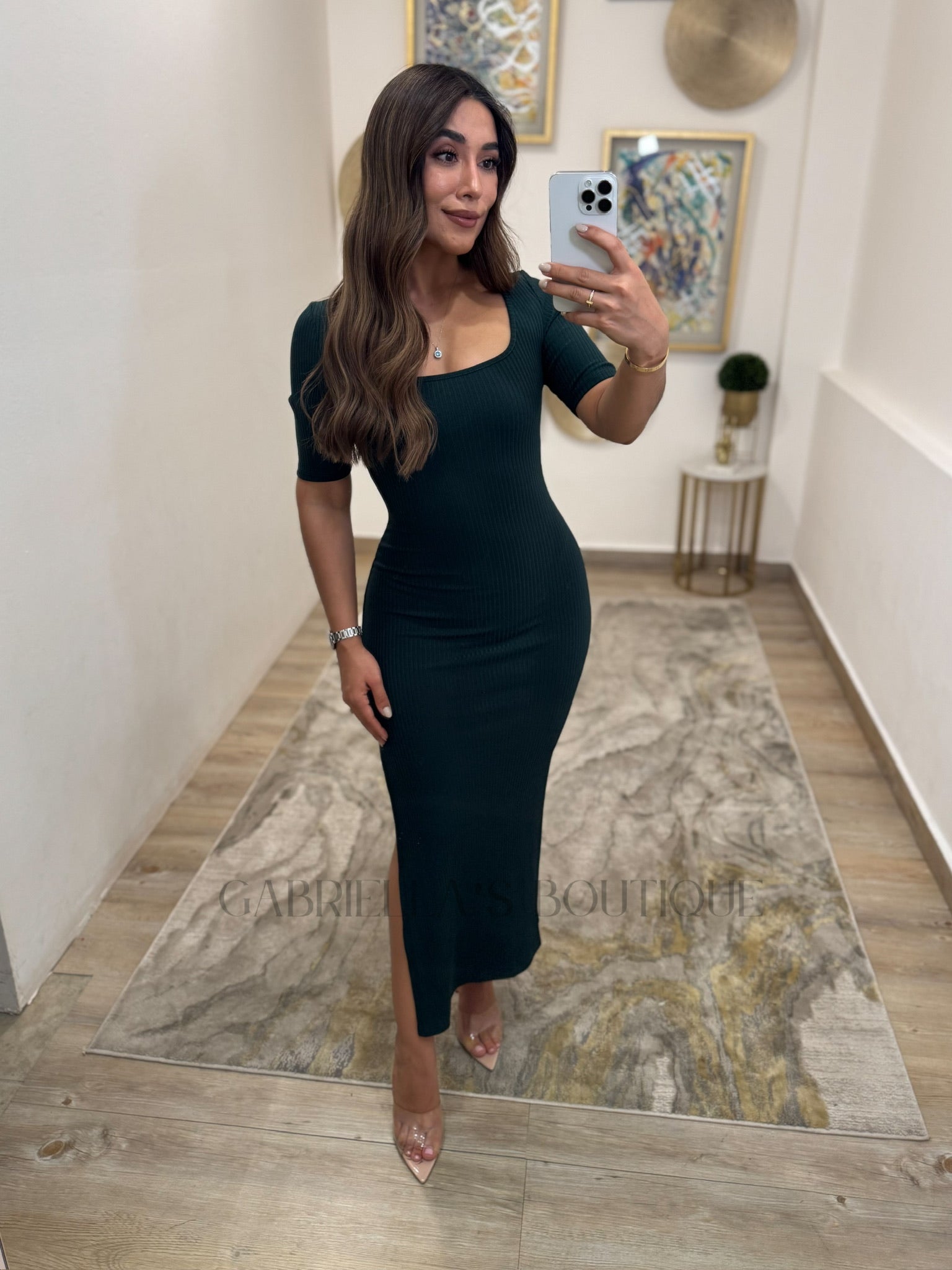 VESTIDO VERDE