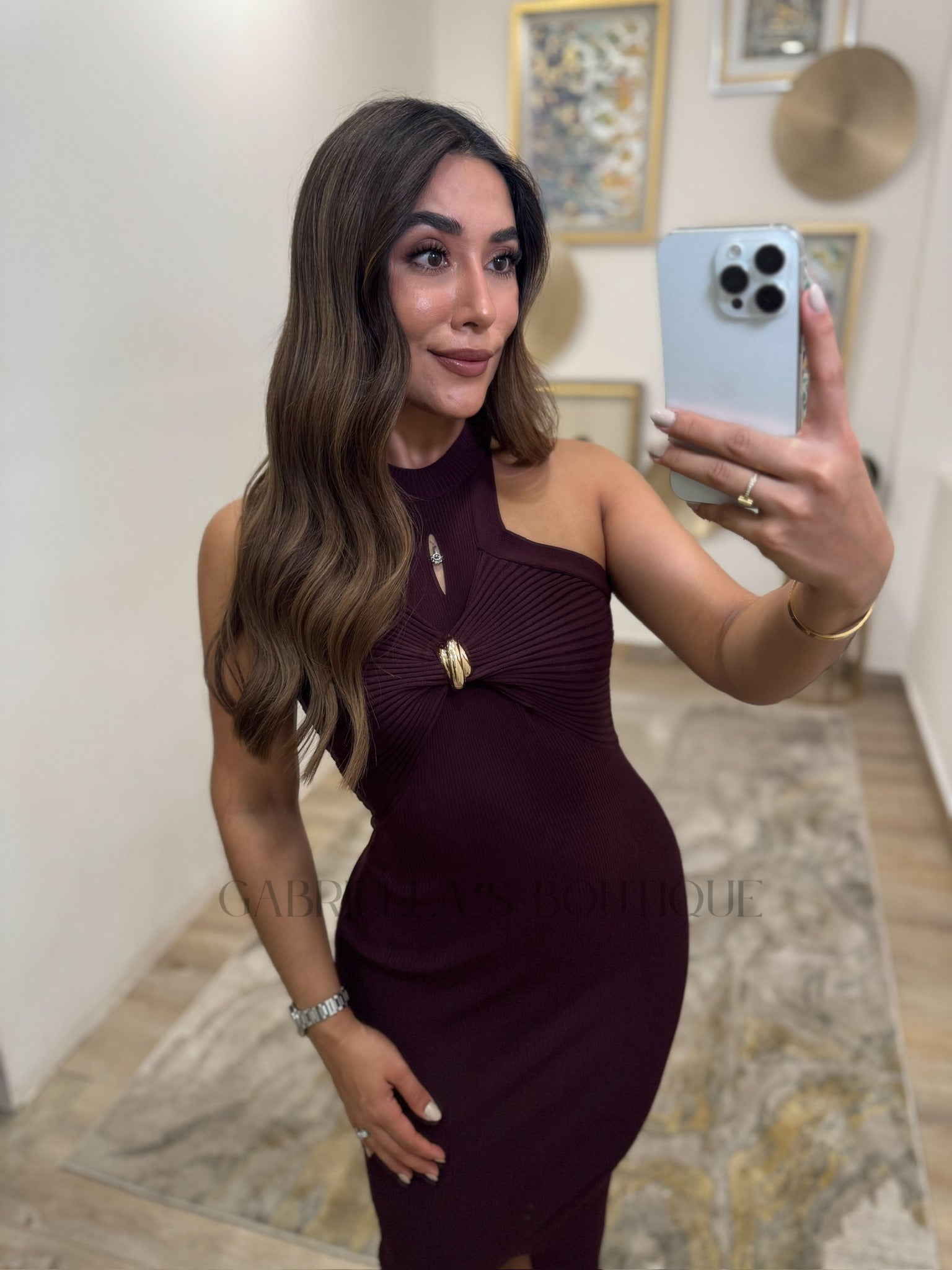 VESTIDO GUINDA