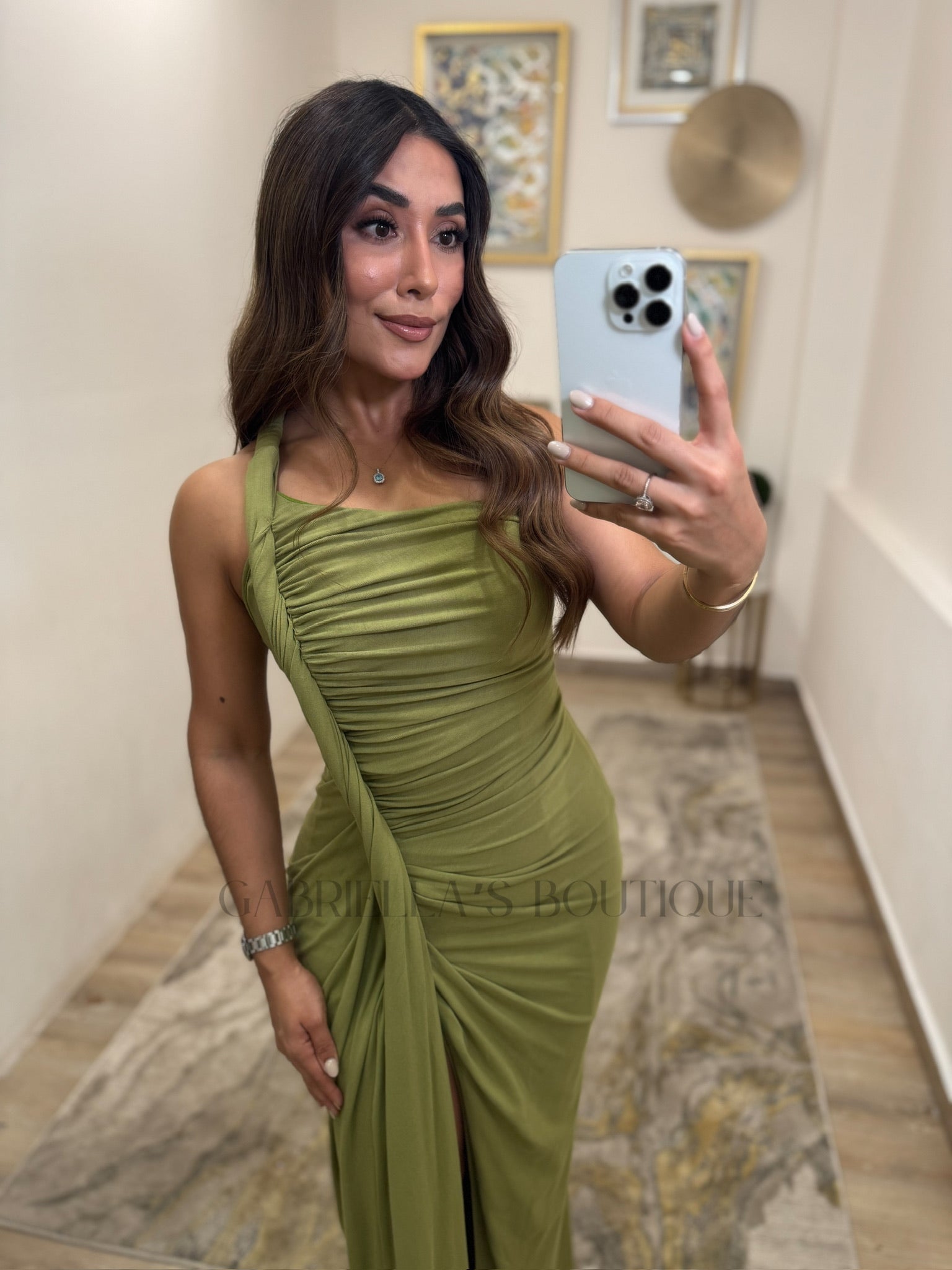 VESTIDO VERDE