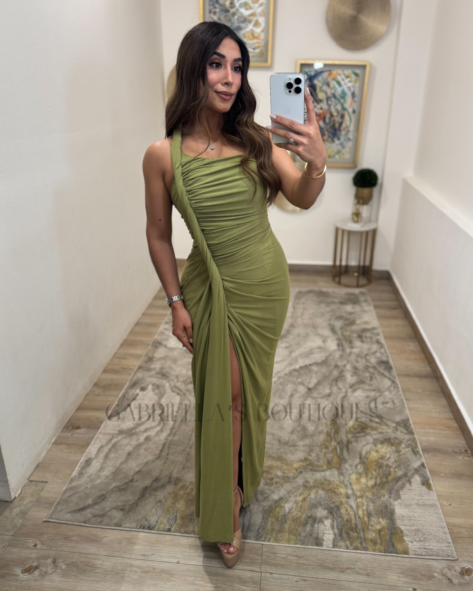 VESTIDO VERDE