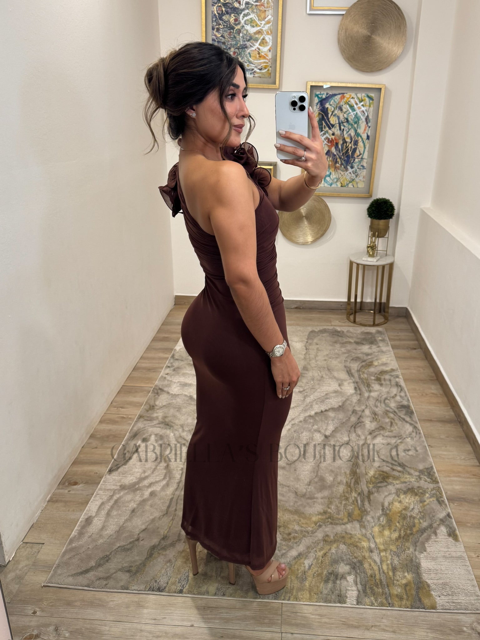 VESTIDO CAFÉ