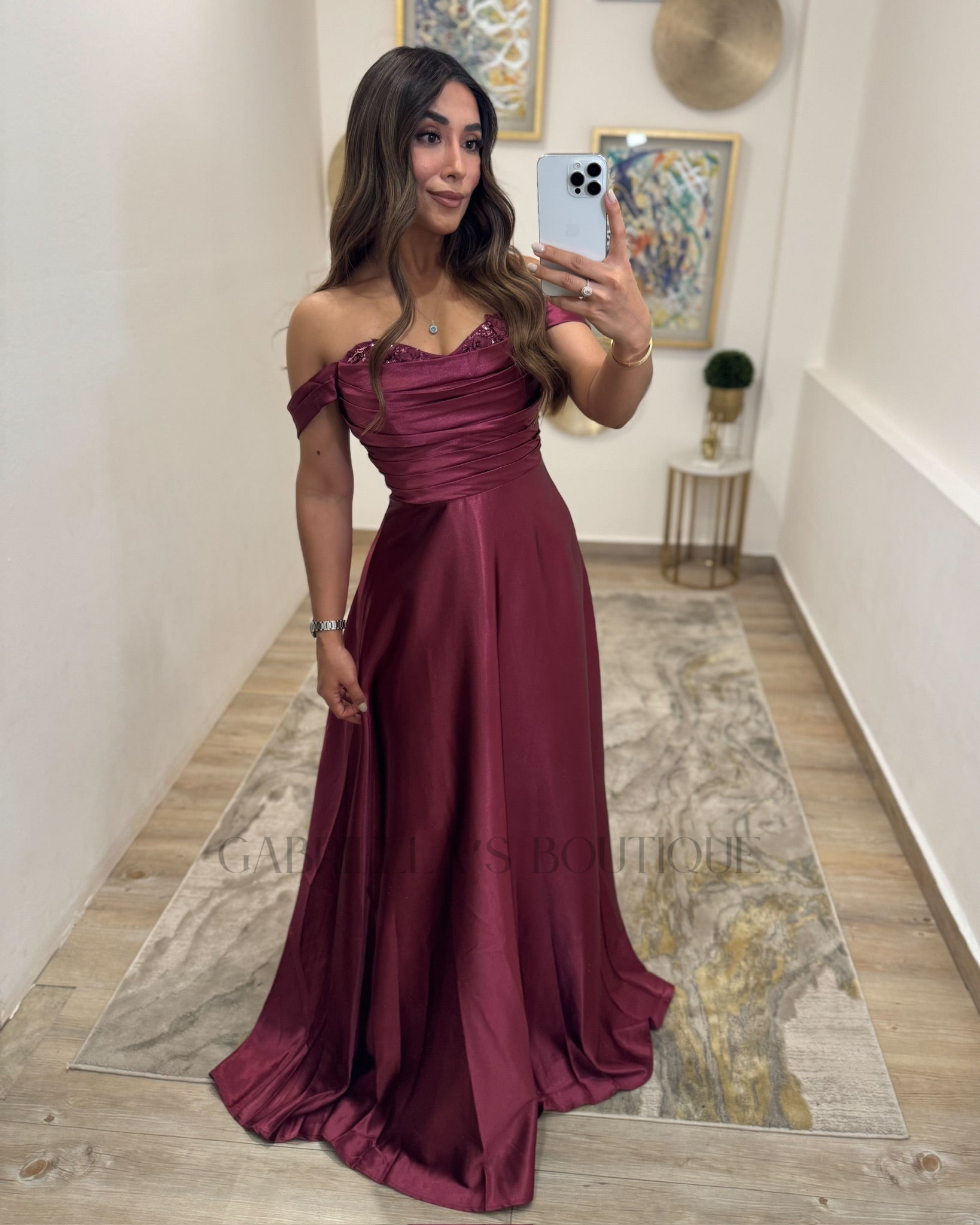 VESTIDO GUINDA