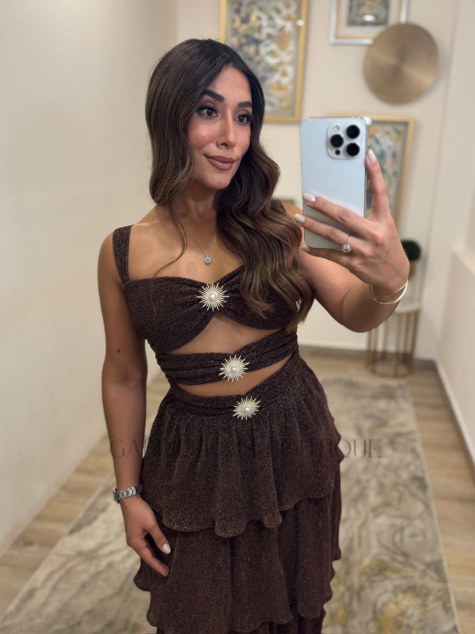 VESTIDO CAFÉ