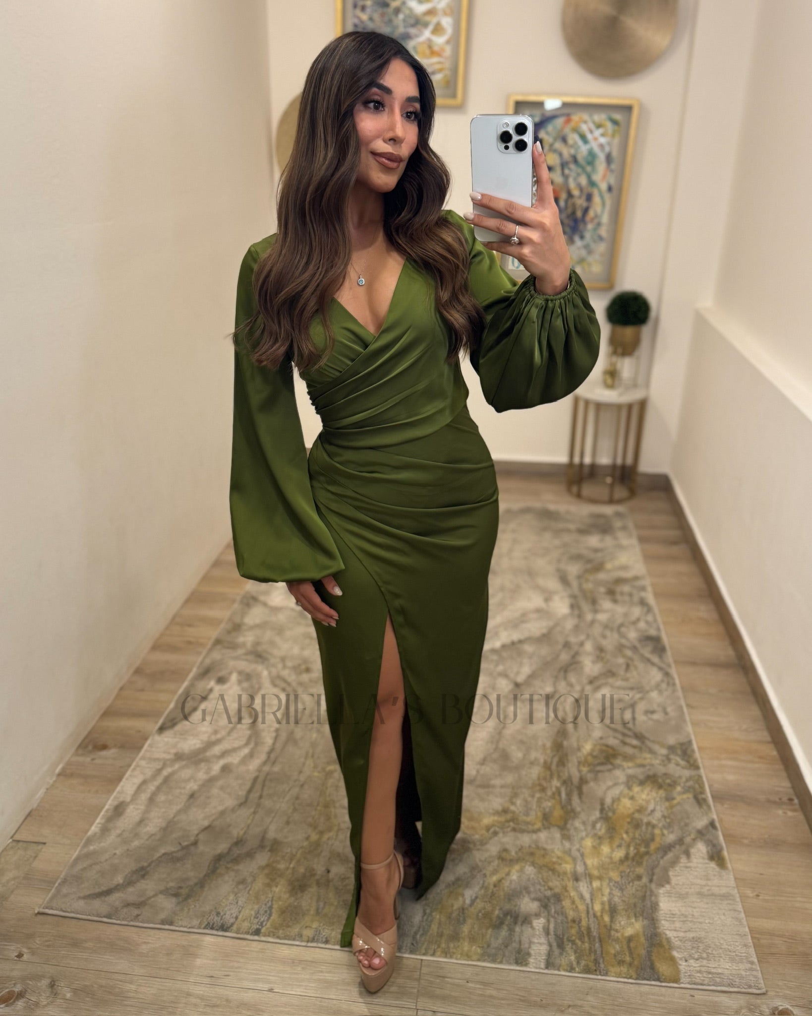 VESTIDO VERDE