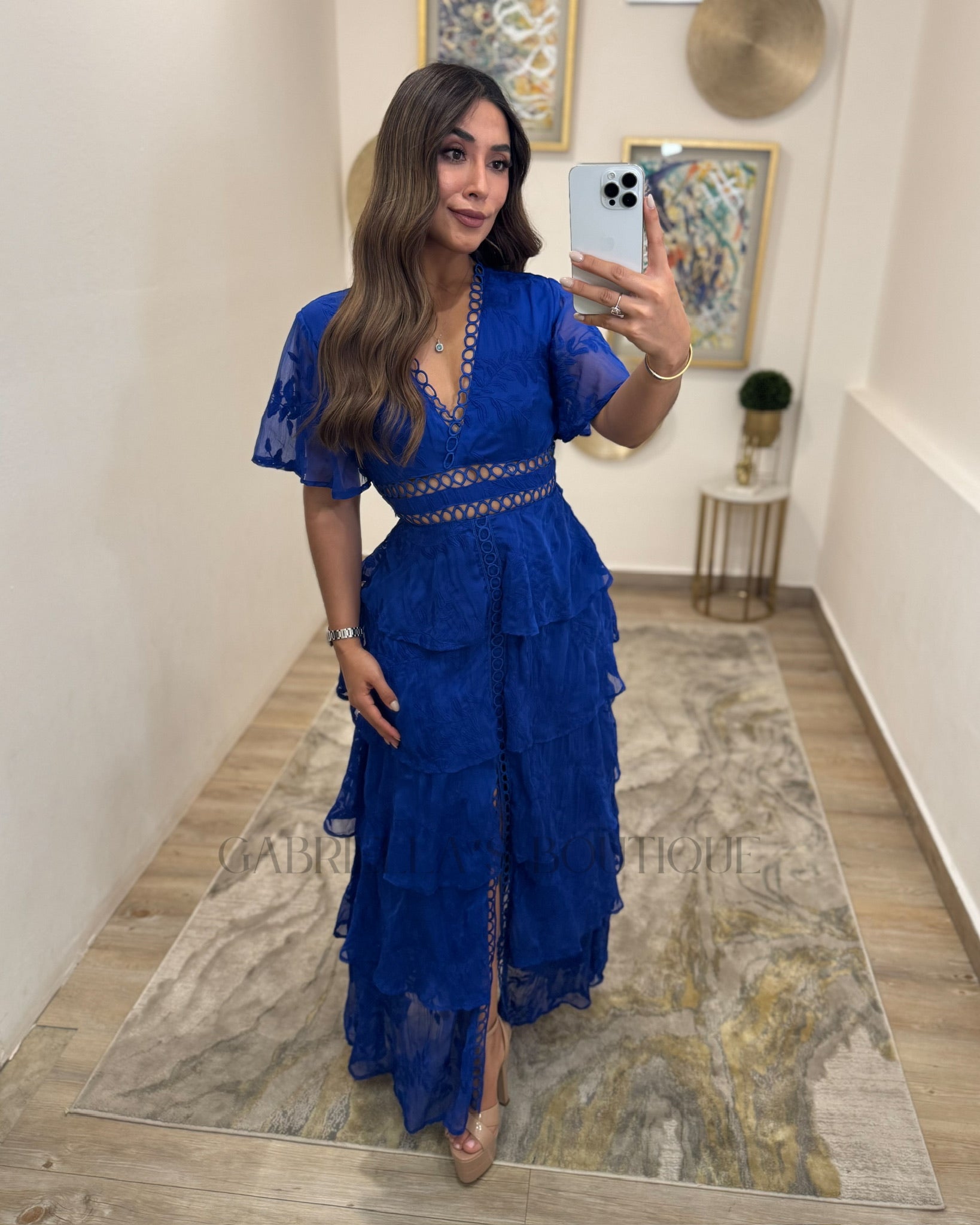 VESTIDO AZUL REY