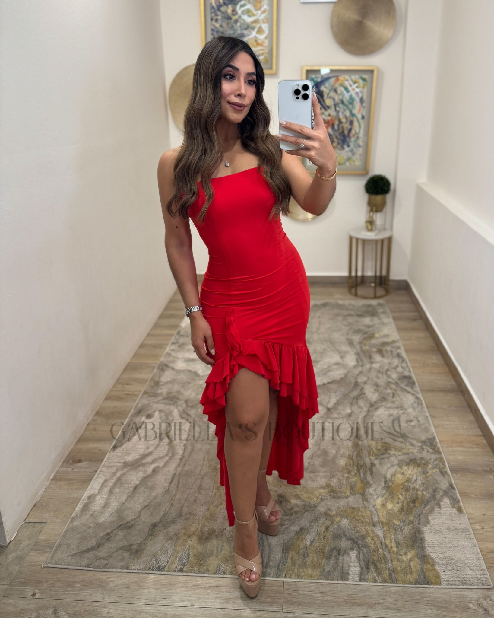 VESTIDO ROJO