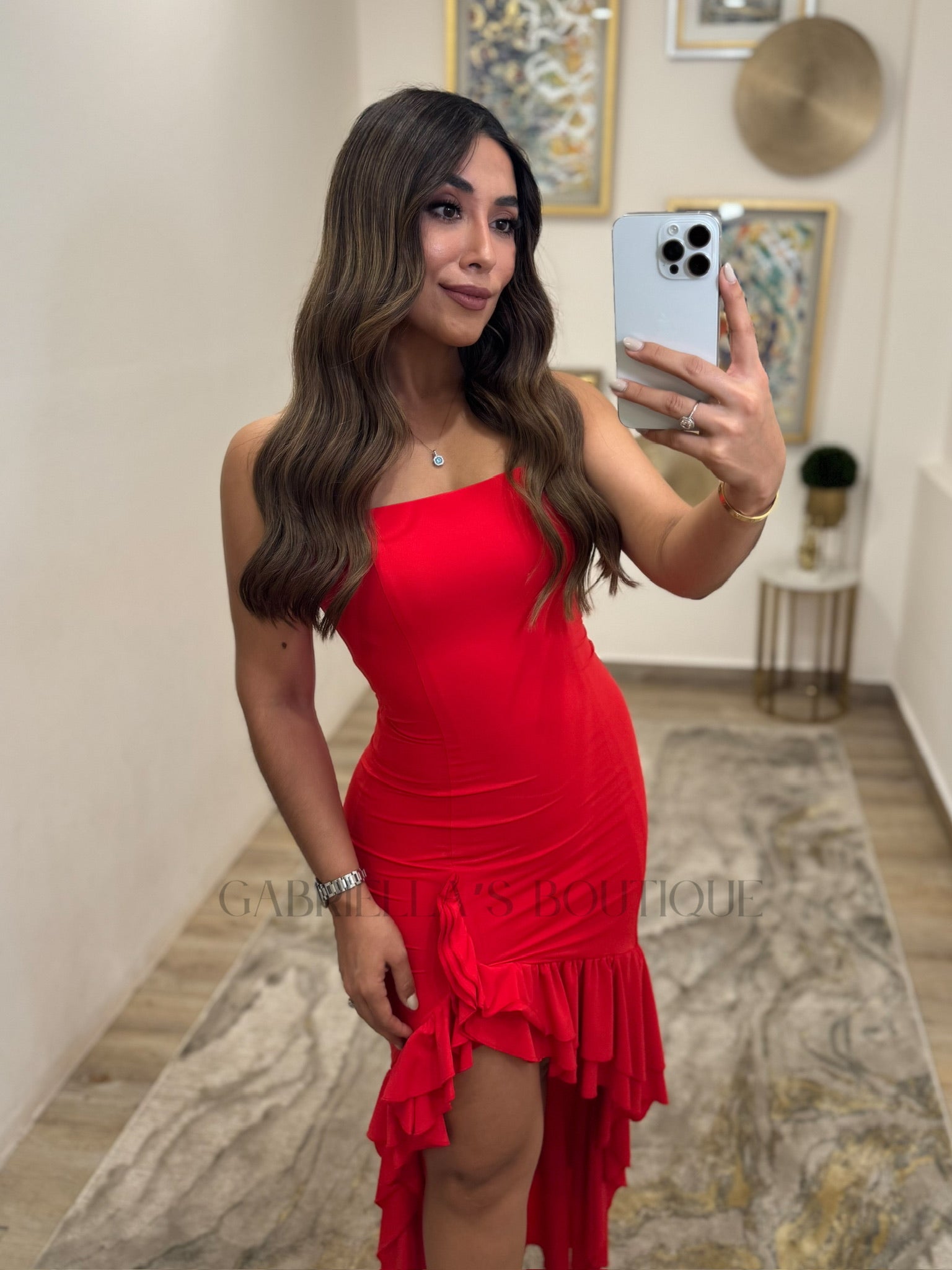 VESTIDO ROJO