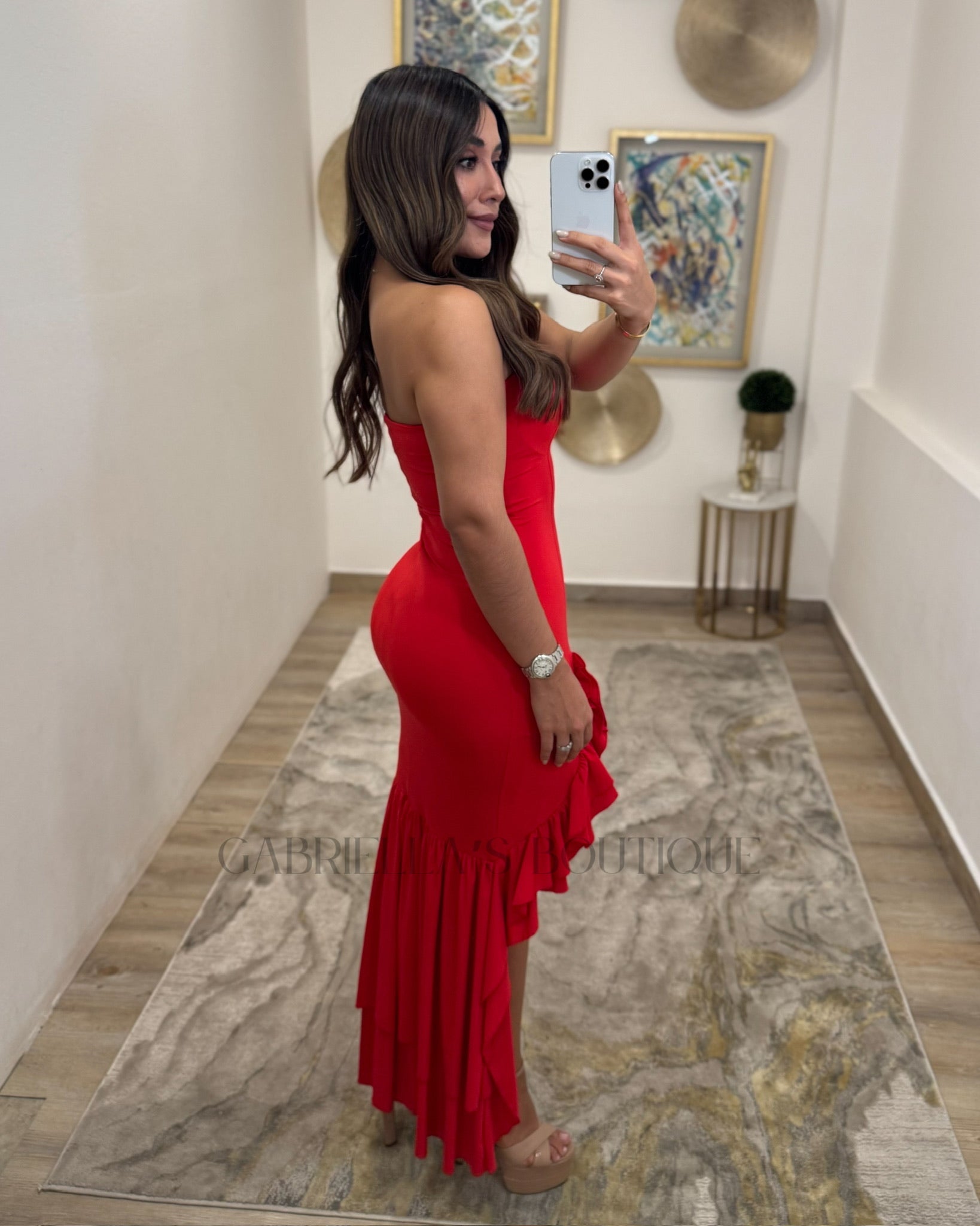 VESTIDO ROJO