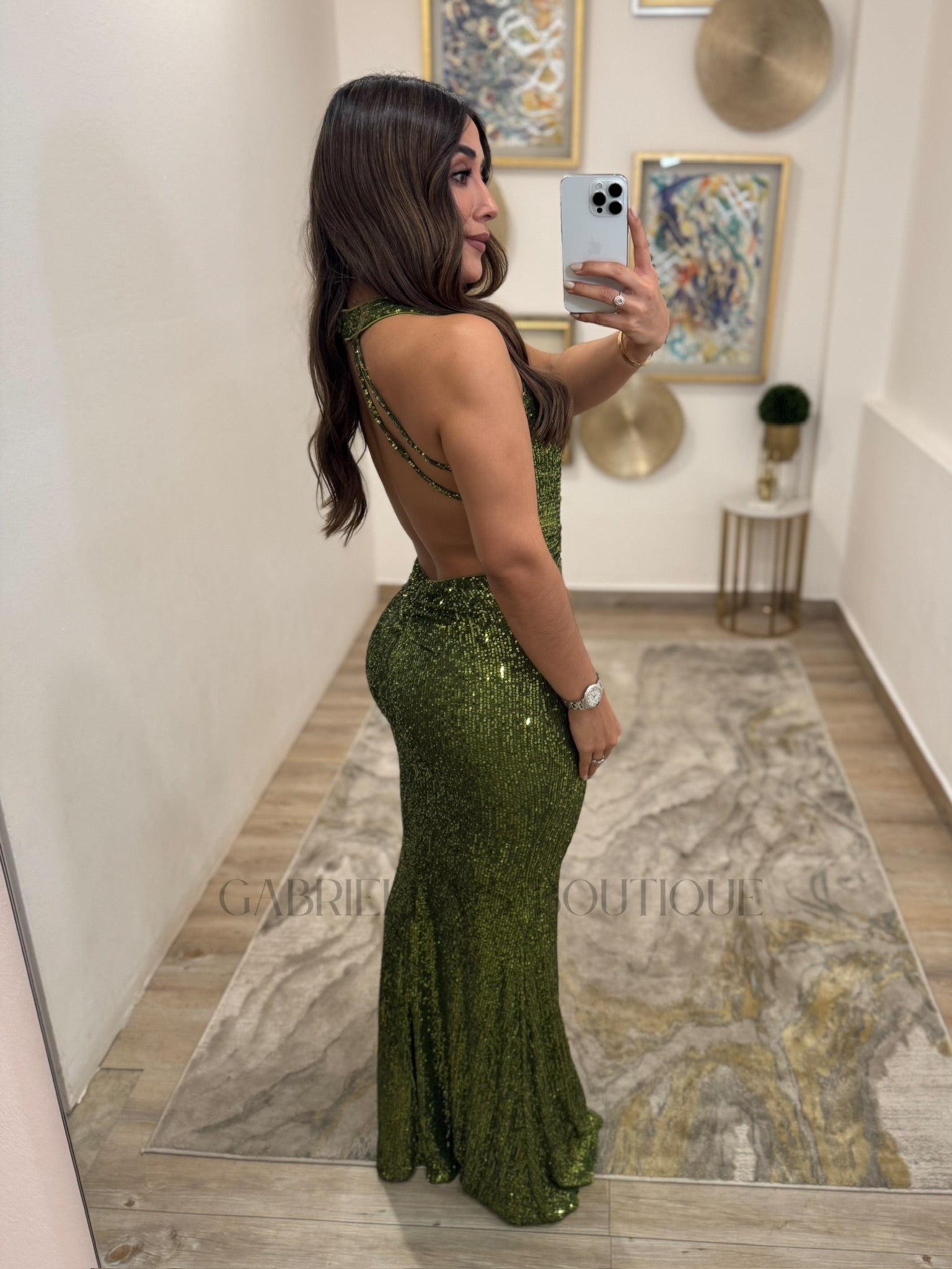 VESTIDO VERDE