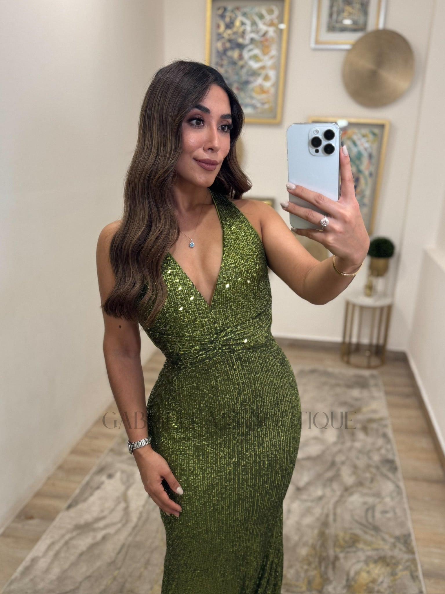 VESTIDO VERDE