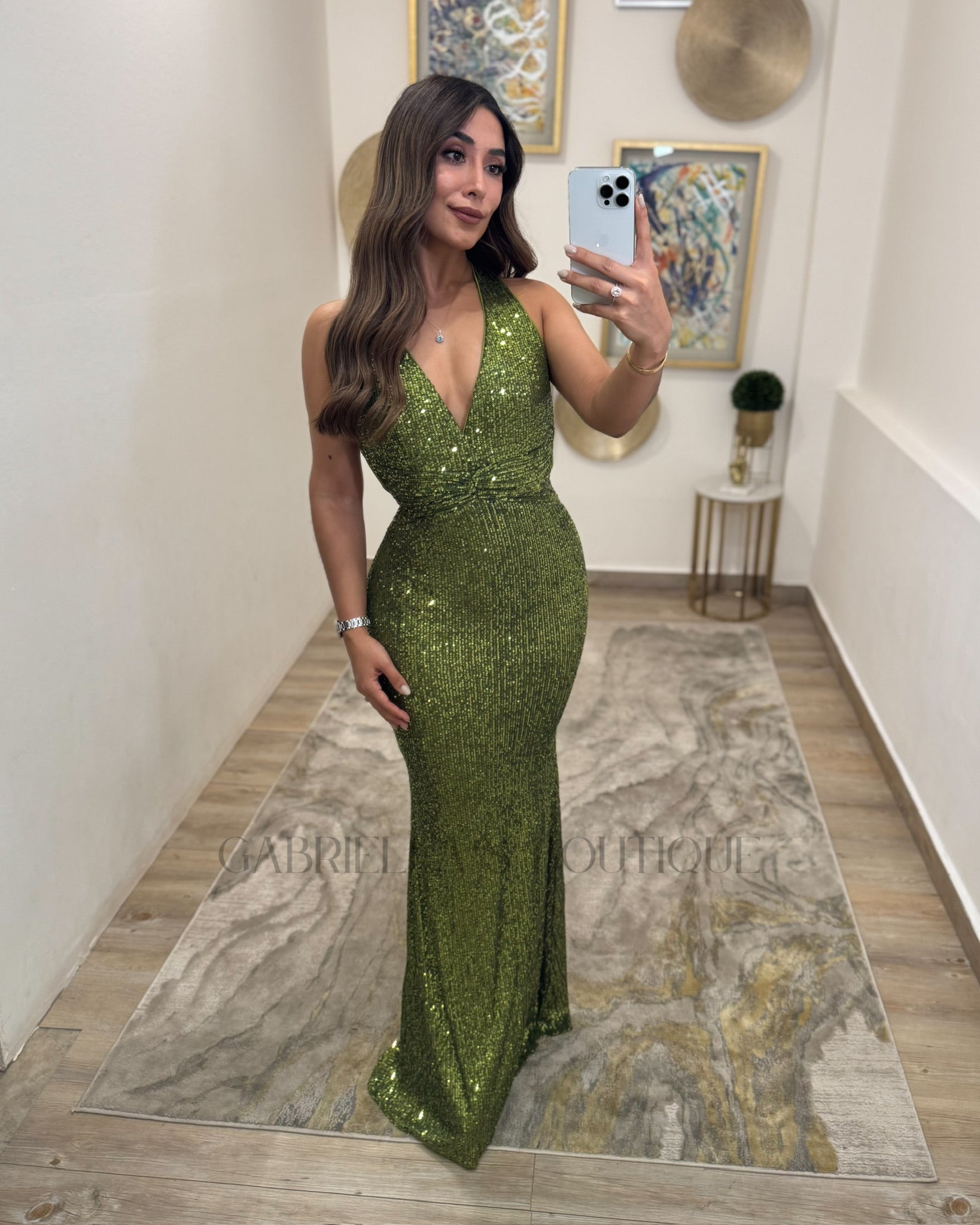VESTIDO VERDE