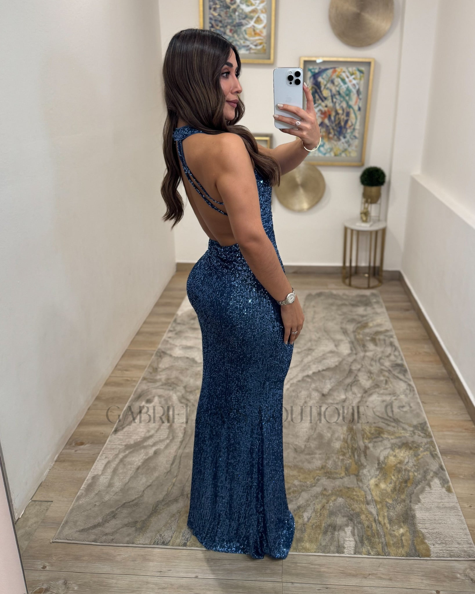 VESTIDO AZUL