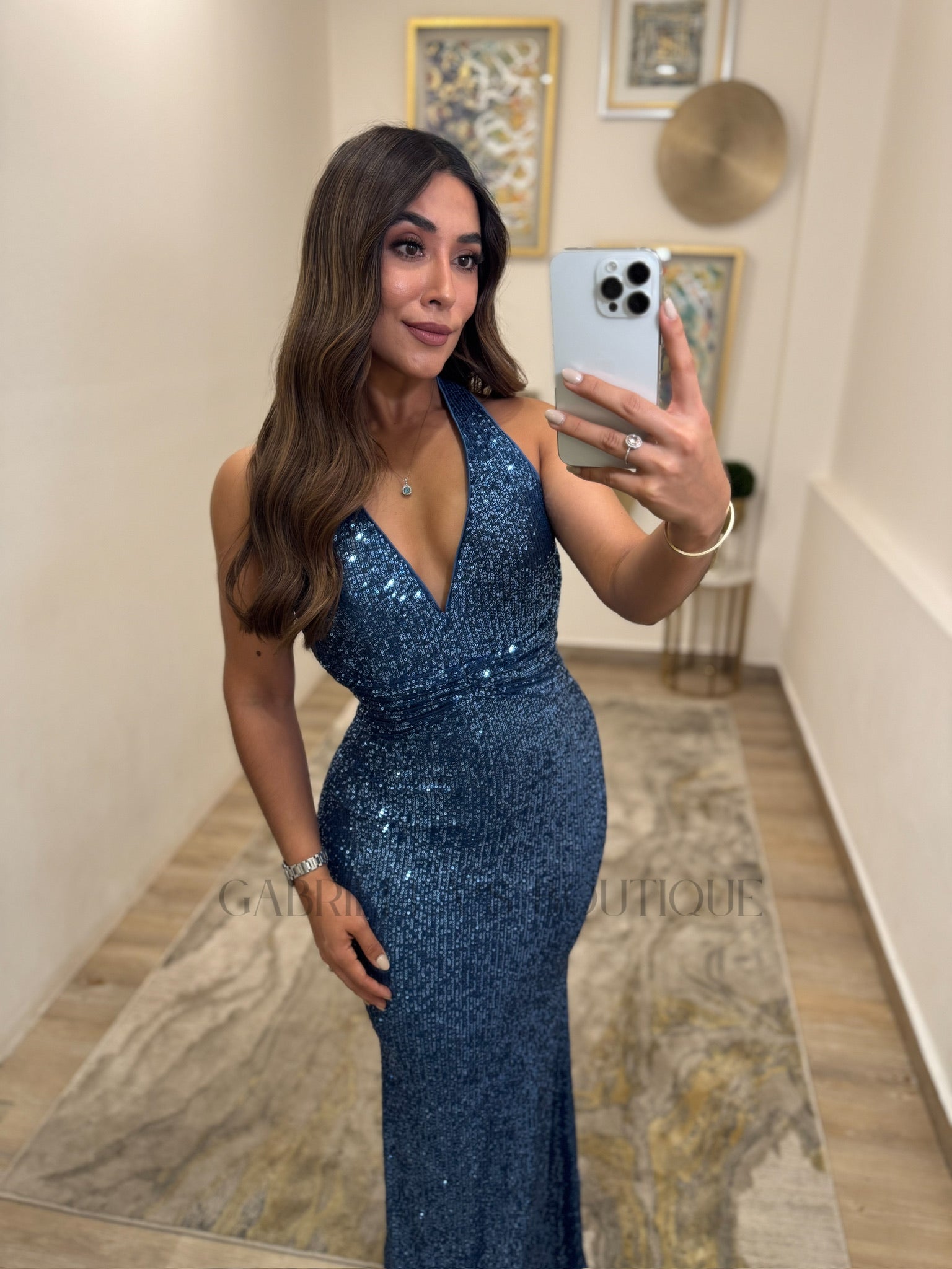VESTIDO AZUL