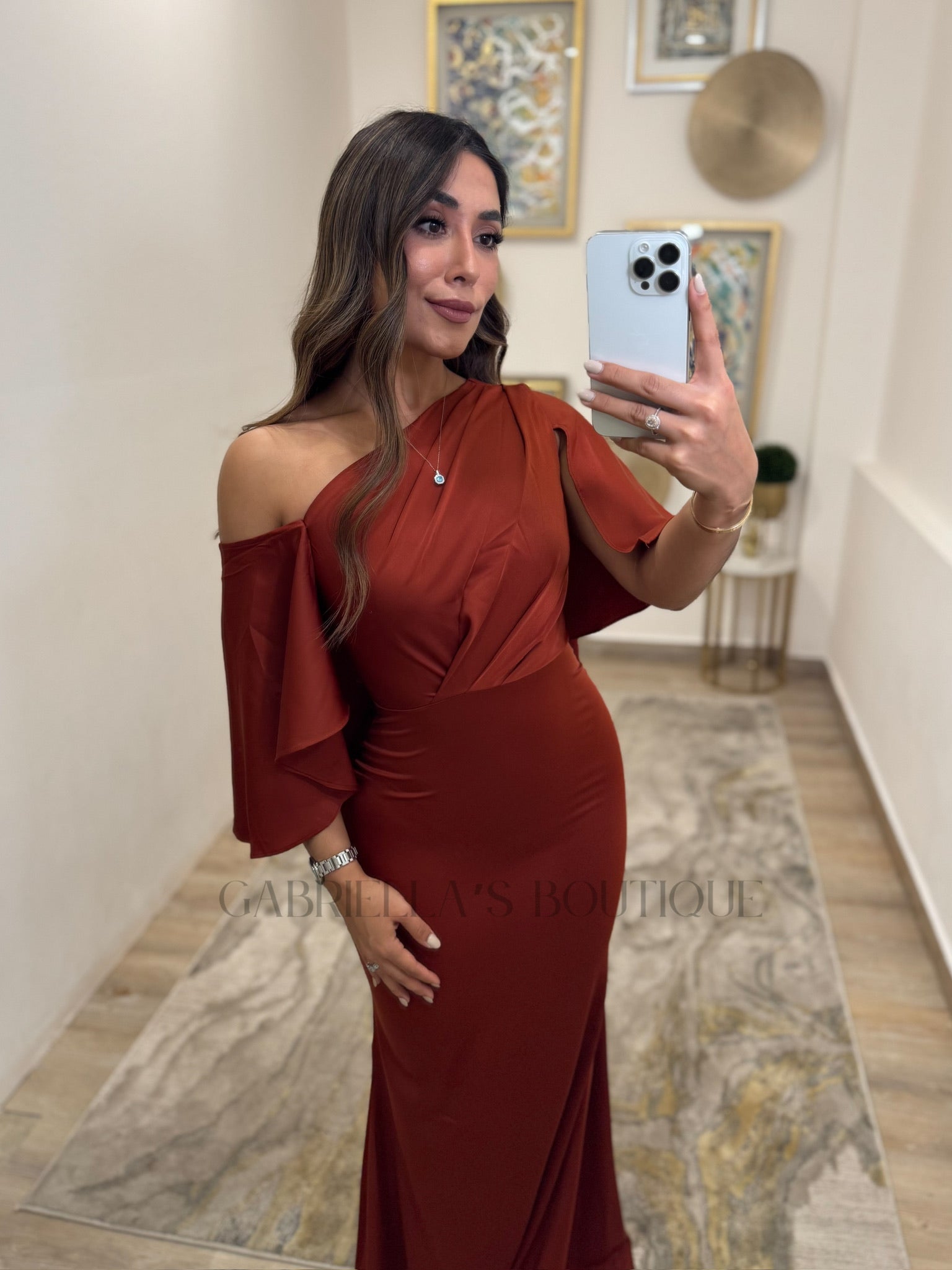 VESTIDO TERRACOTA