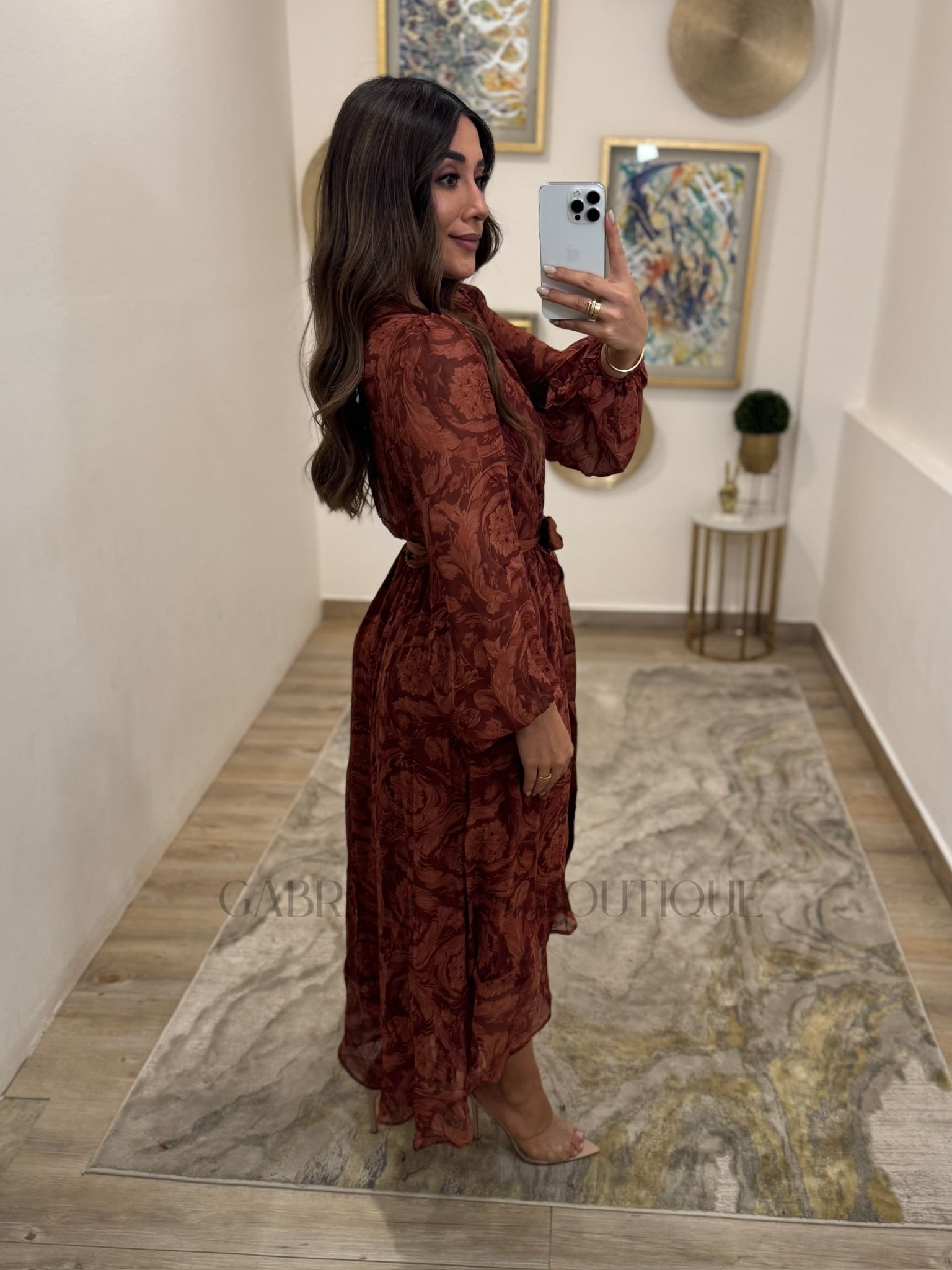 VESTIDO TERRACOTA