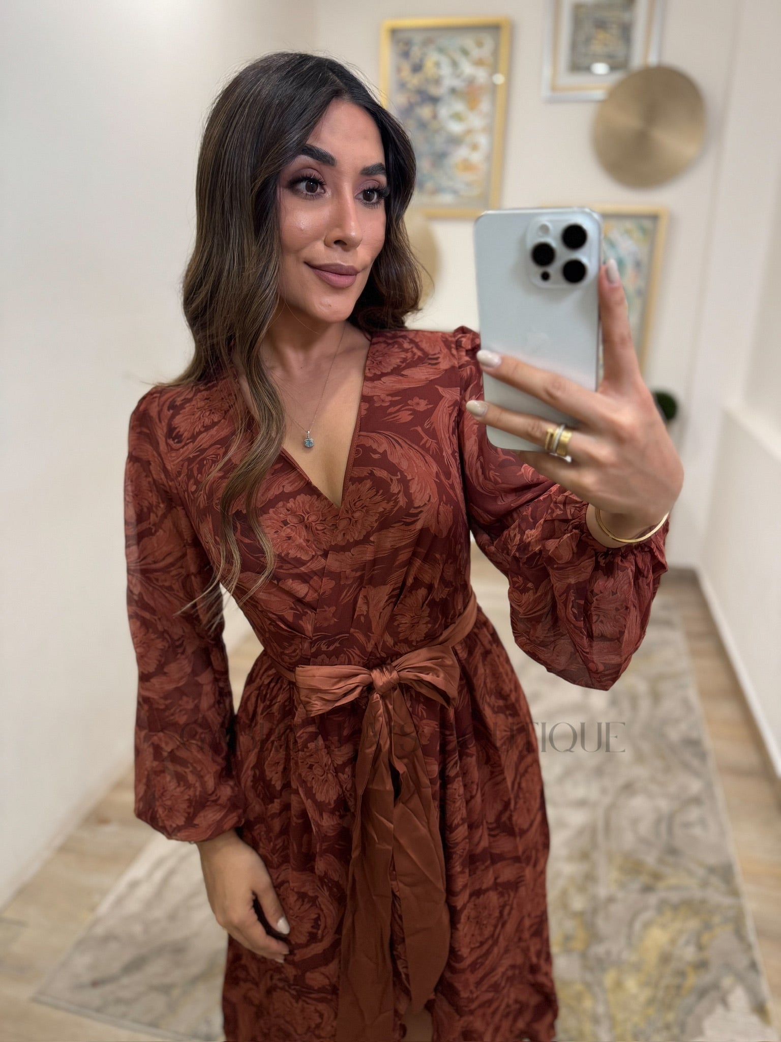VESTIDO TERRACOTA