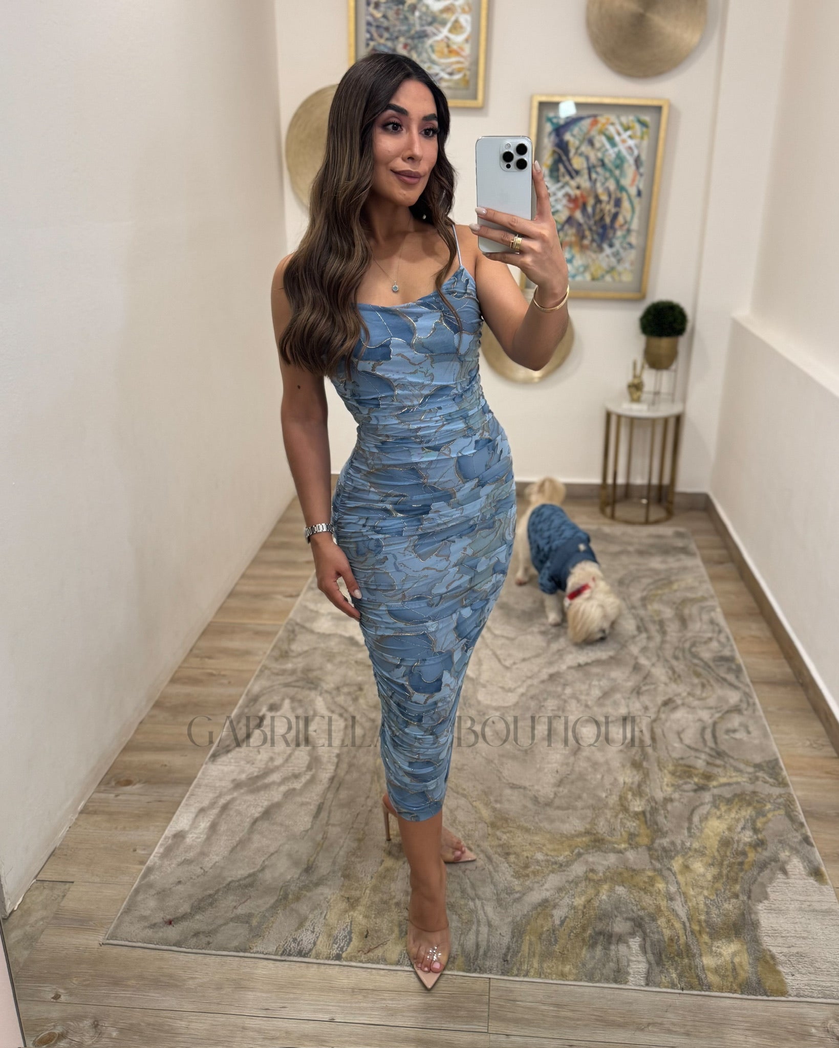 VESTIDO AZUL