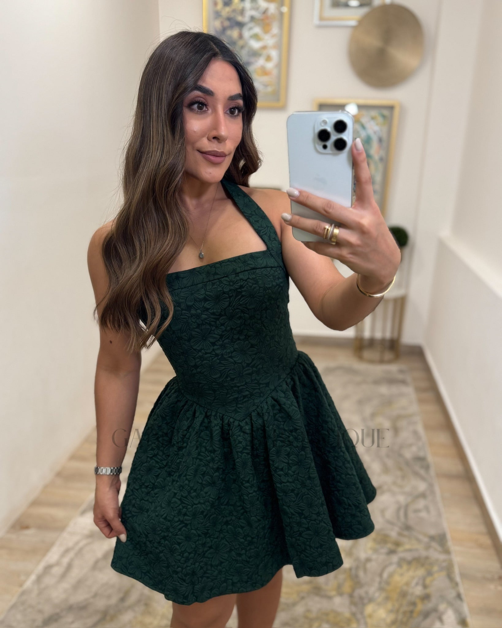 VESTIDO VERDE