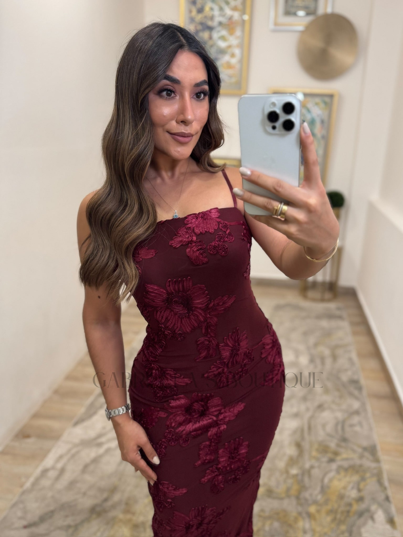 VESTIDO VINO