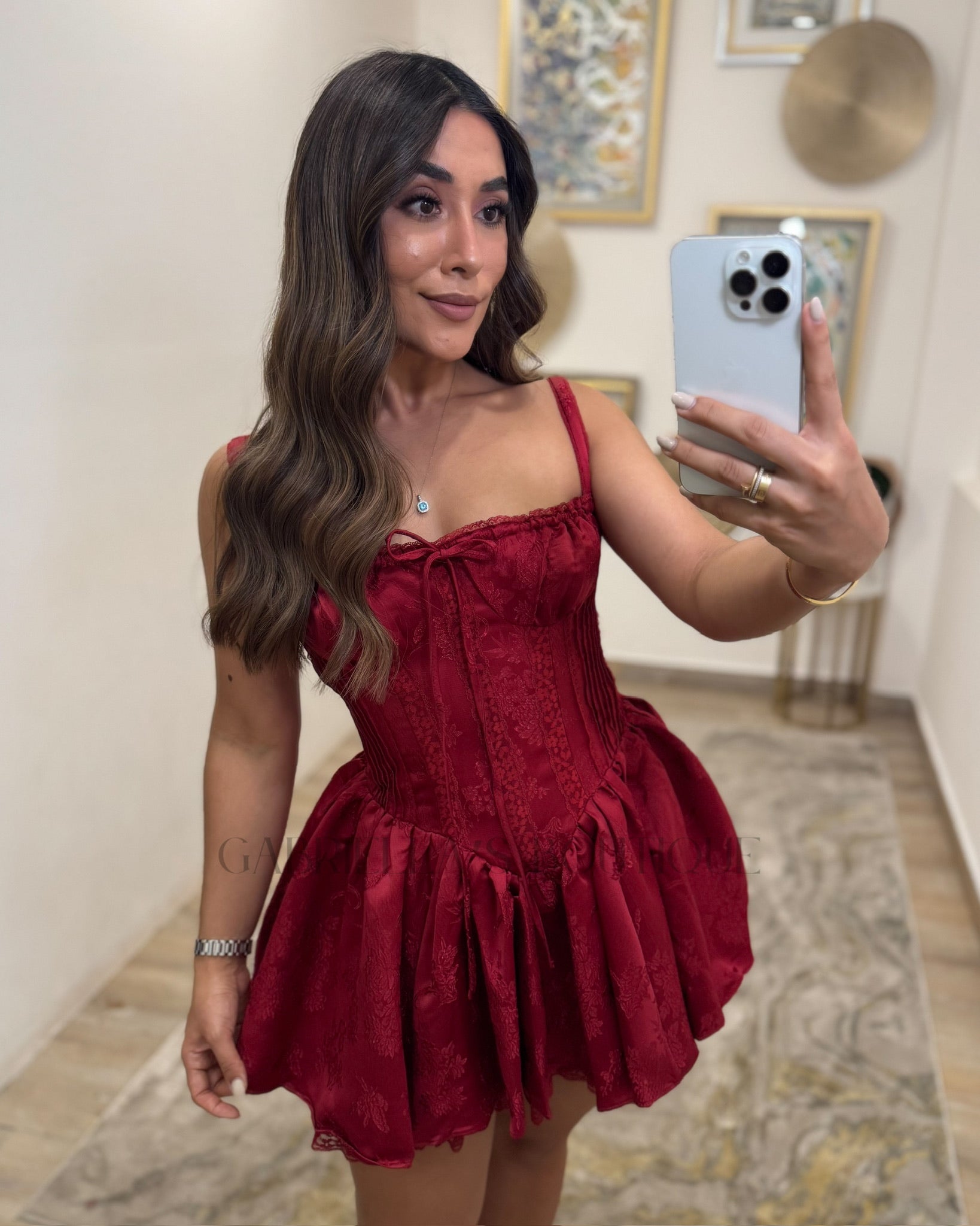 VESTIDO VINO